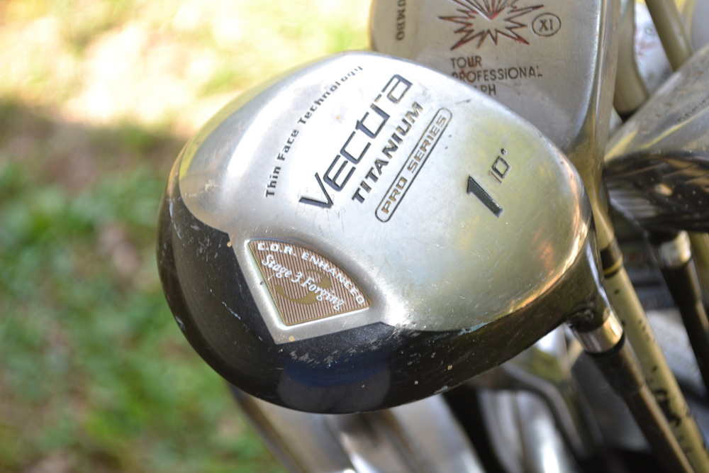 Knight Golf Bag with Assorted Clubs