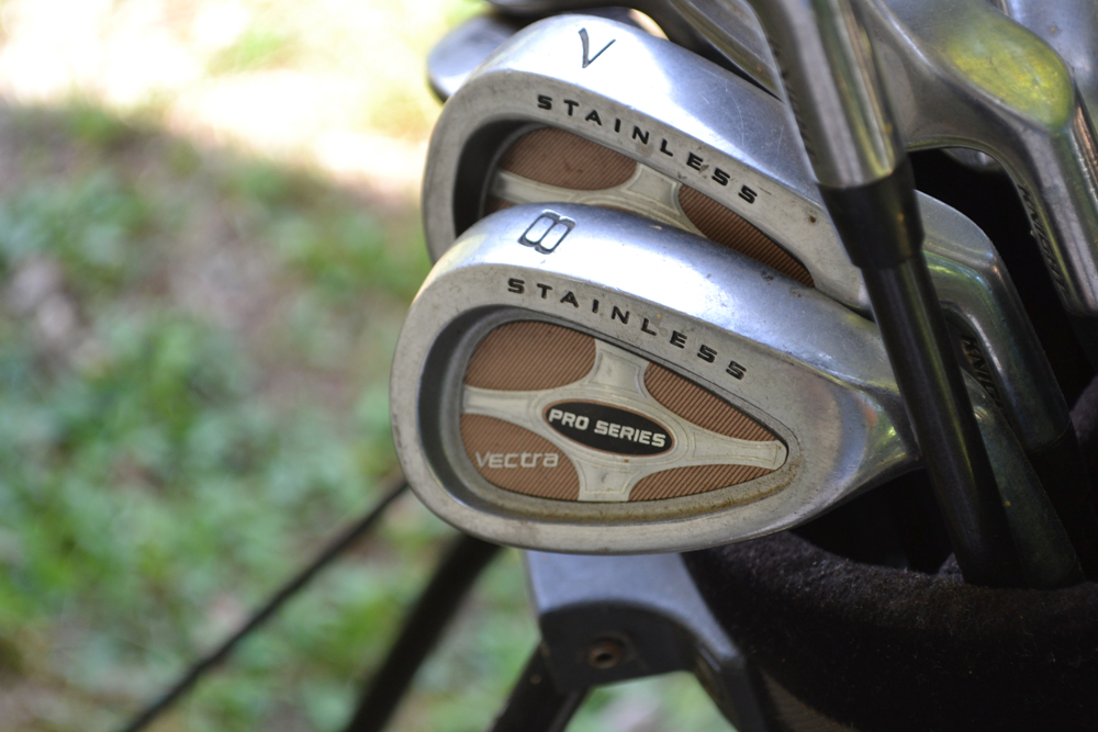 Knight Golf Bag with Assorted Clubs