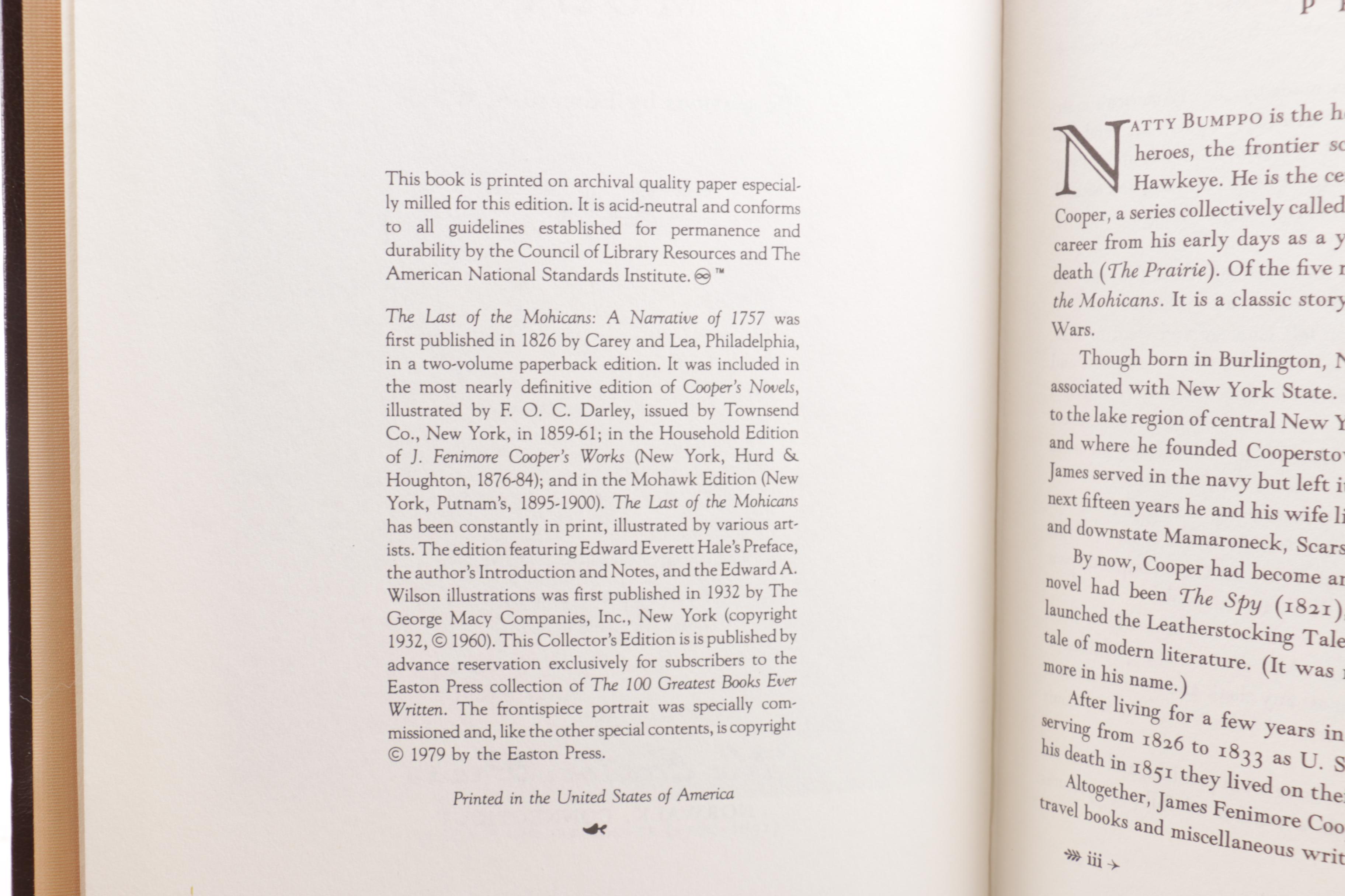 Easton Press Edition Novels from the "100 Greatest Books Ever Written" Series
