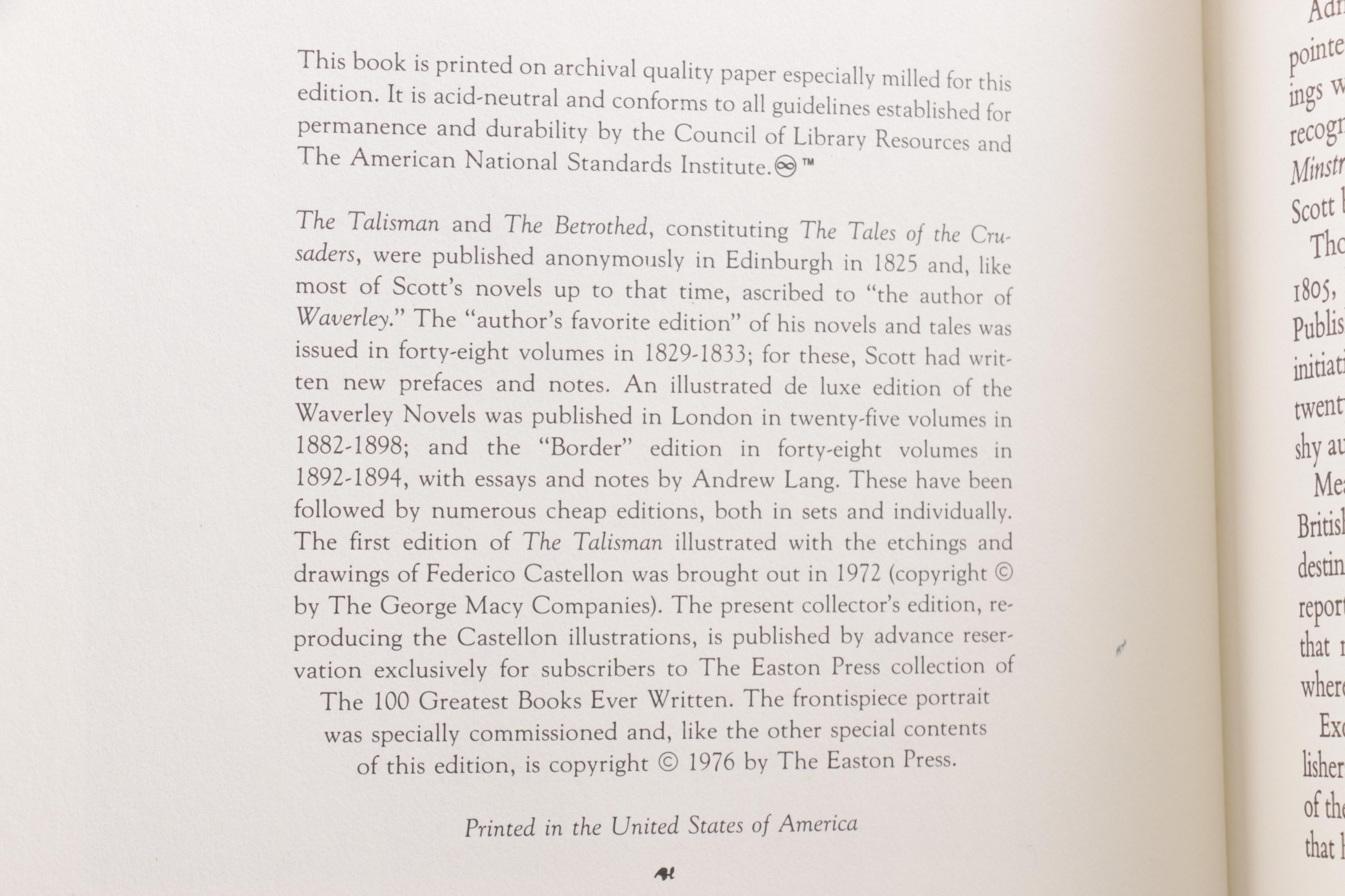 Easton Press Edition Novels from the "100 Greatest Books Ever Written" Series