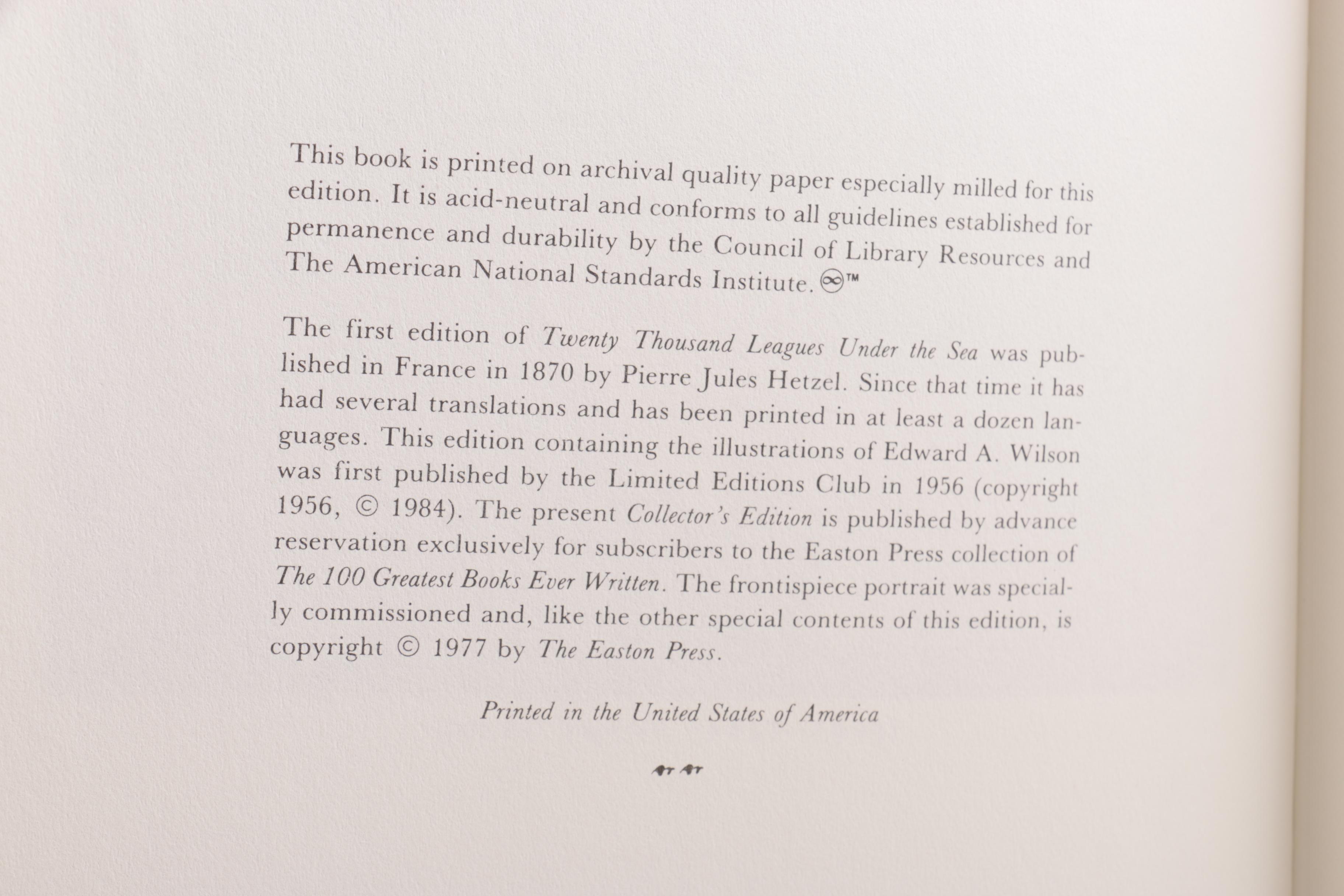 Easton Press Edition Novels from the "100 Greatest Books Ever Written" Series