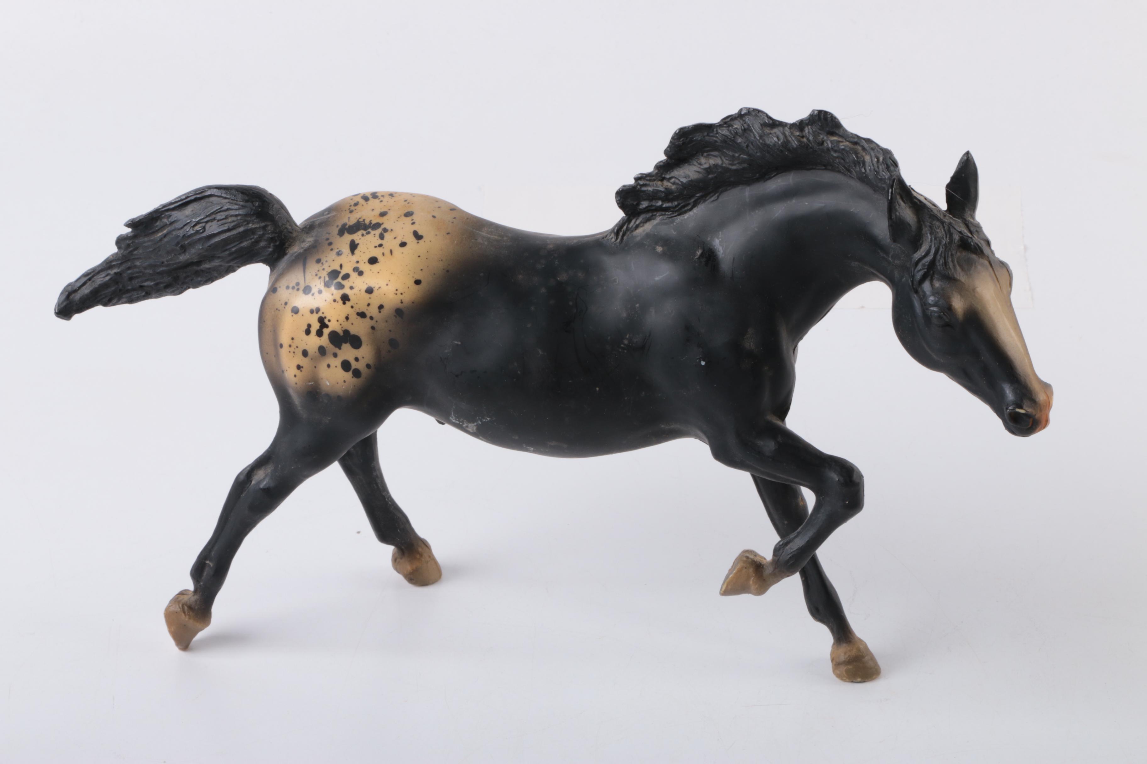 Collection of Plastic Toy Horses