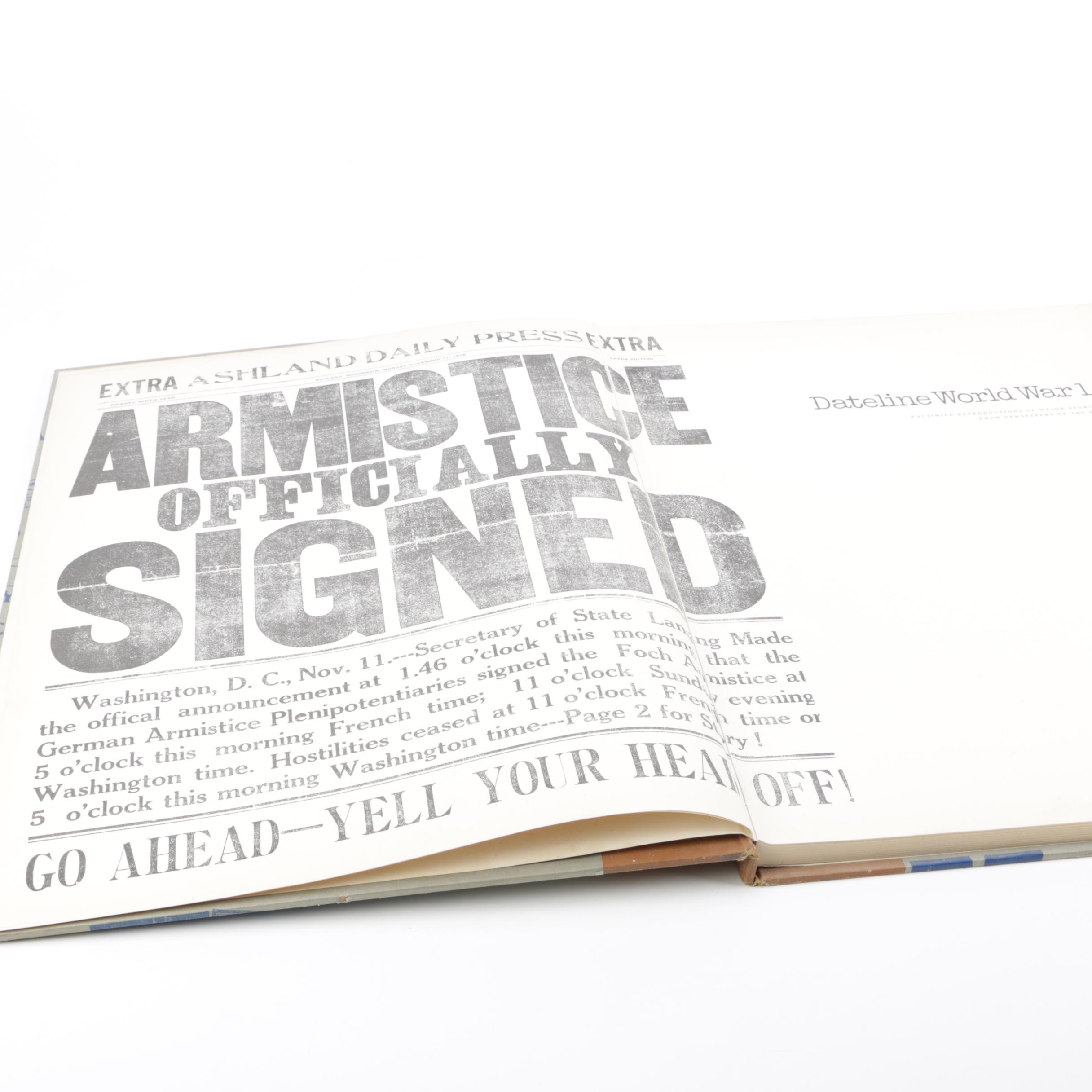 1970 "Dateline World War 1" Edited by Ian Williams