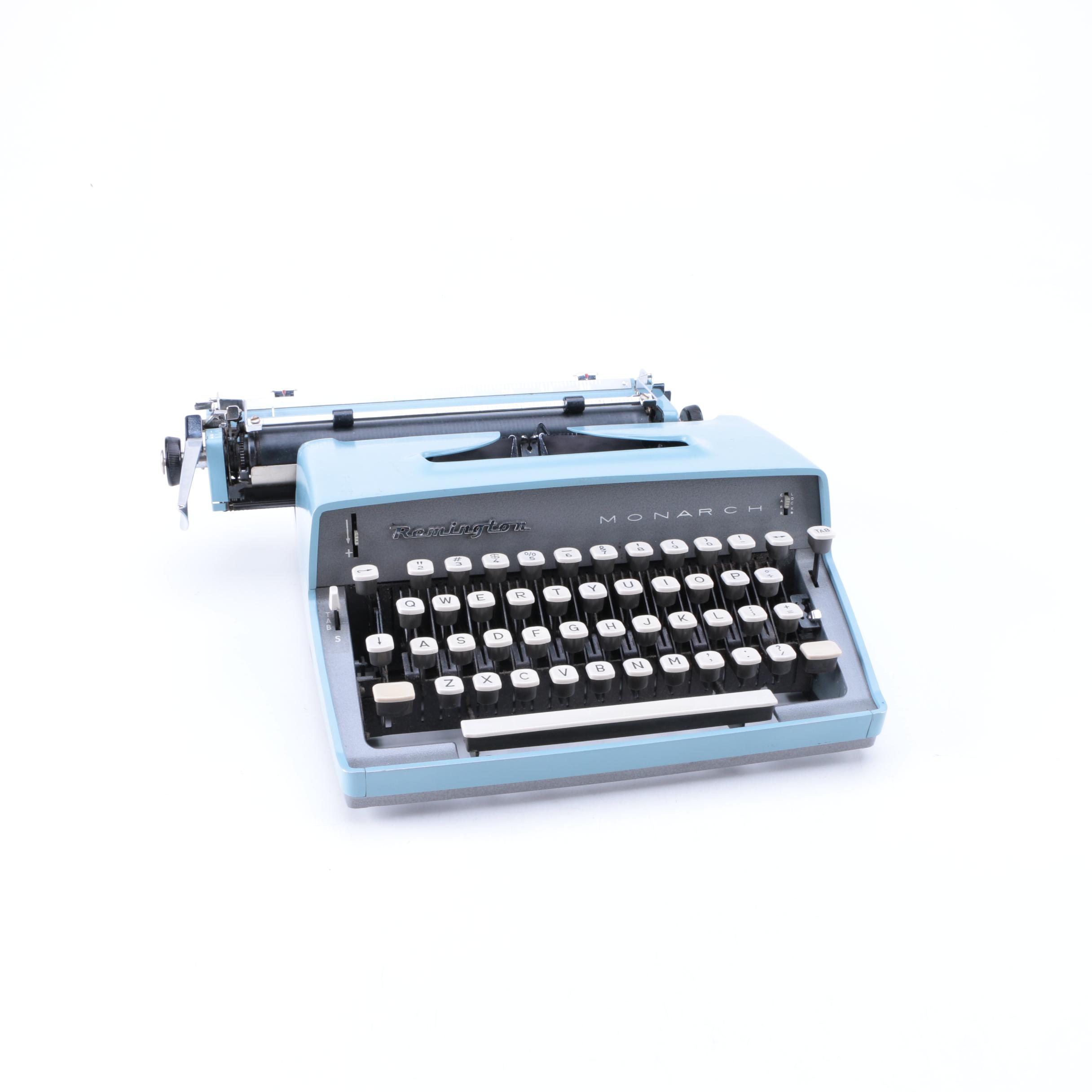 Vintage Remington Monarch Typewriter