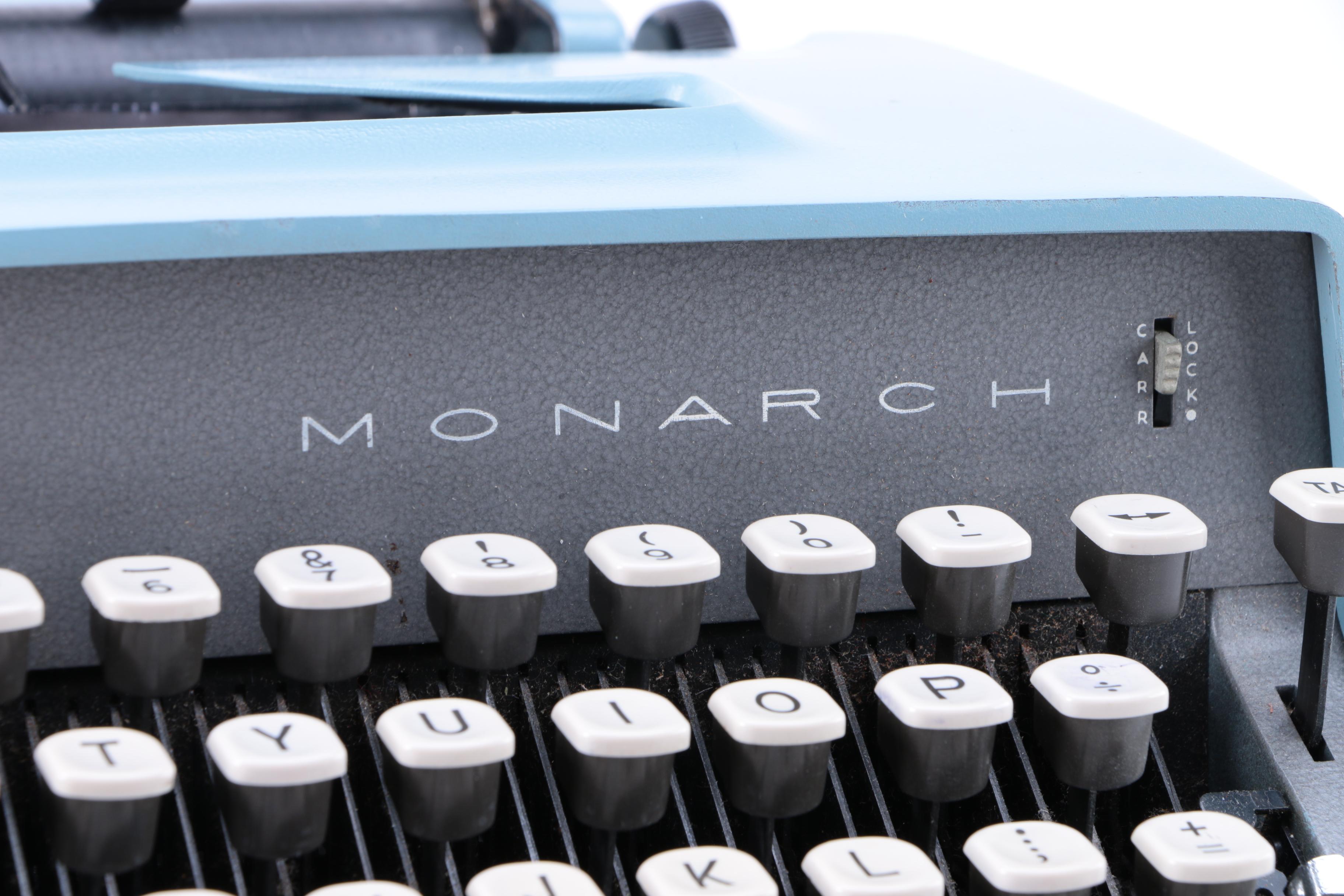 Vintage Remington Monarch Typewriter