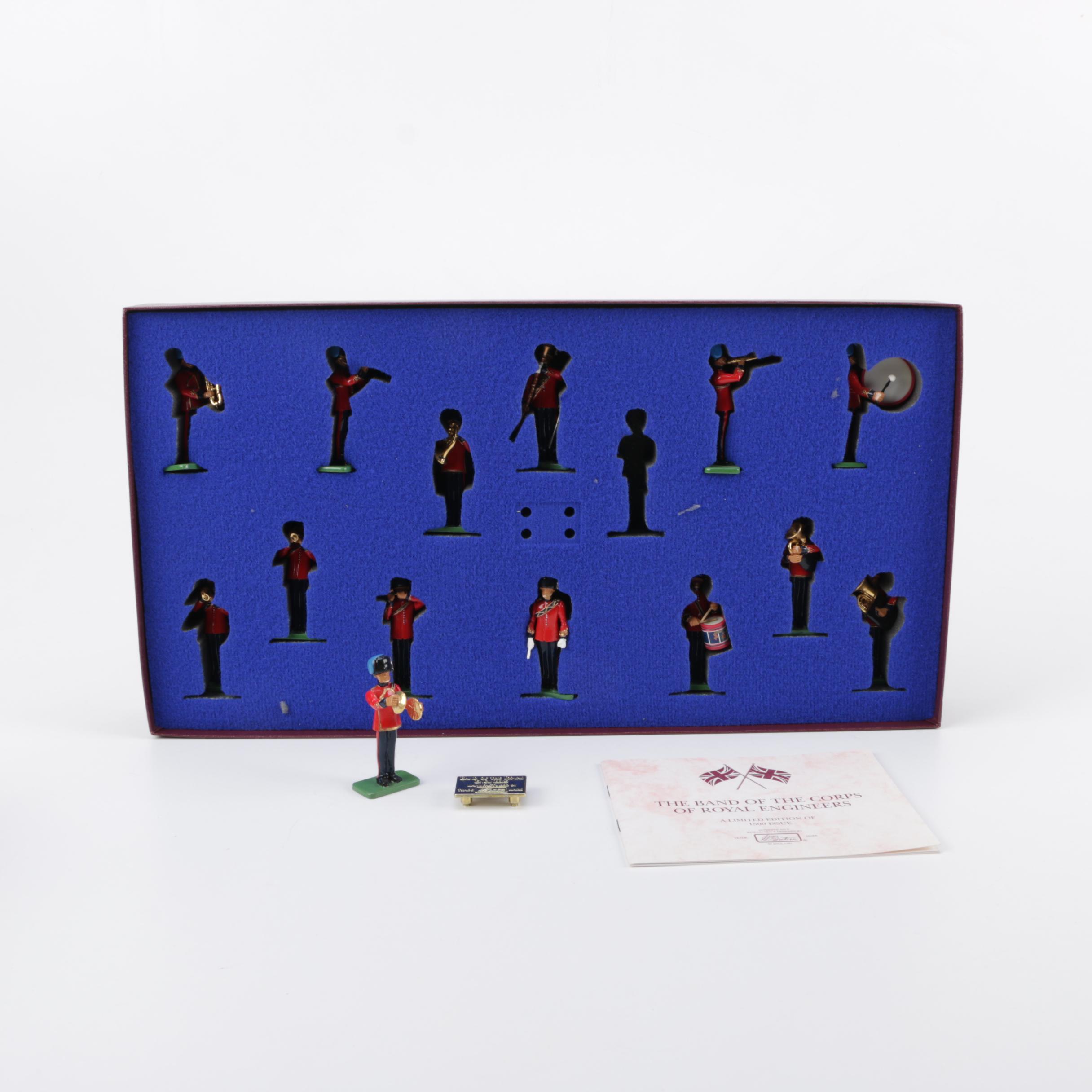 "Band of the Corps of Royal Engineers" Figurines by Britains