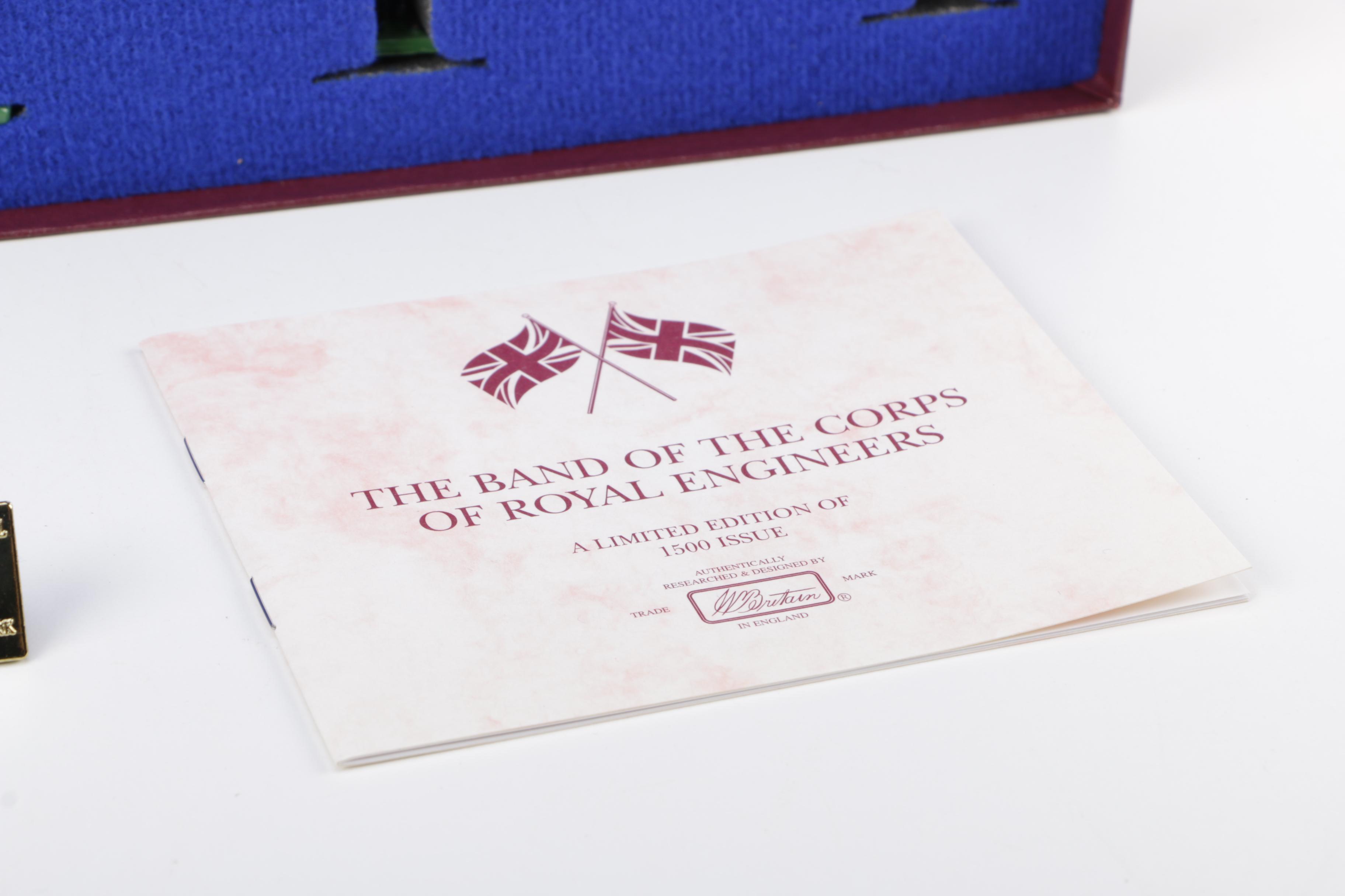 "Band of the Corps of Royal Engineers" Figurines by Britains