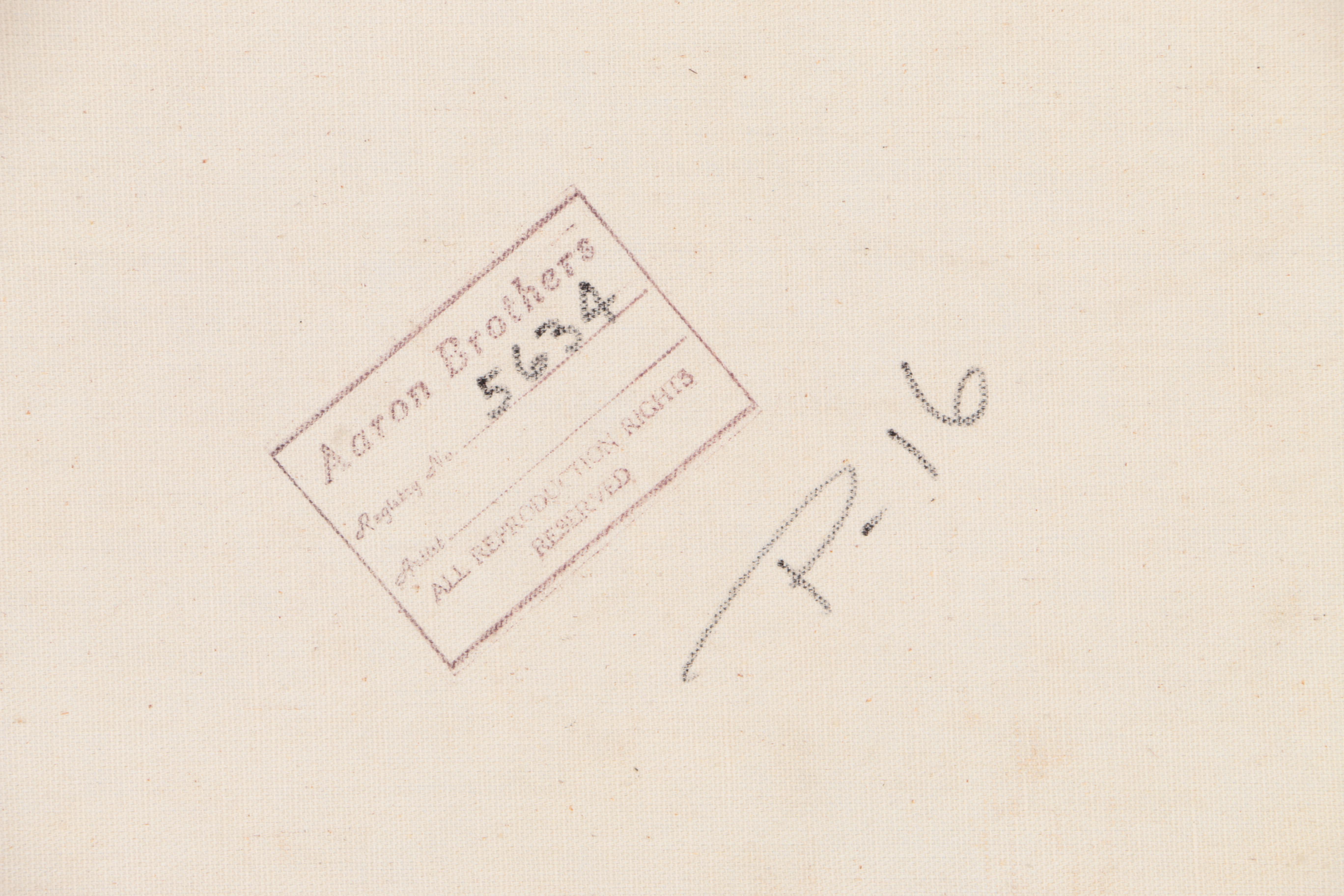 Istvan Porubszky Oil Painting on Canvas of Late Autumn Wilderness Landscape