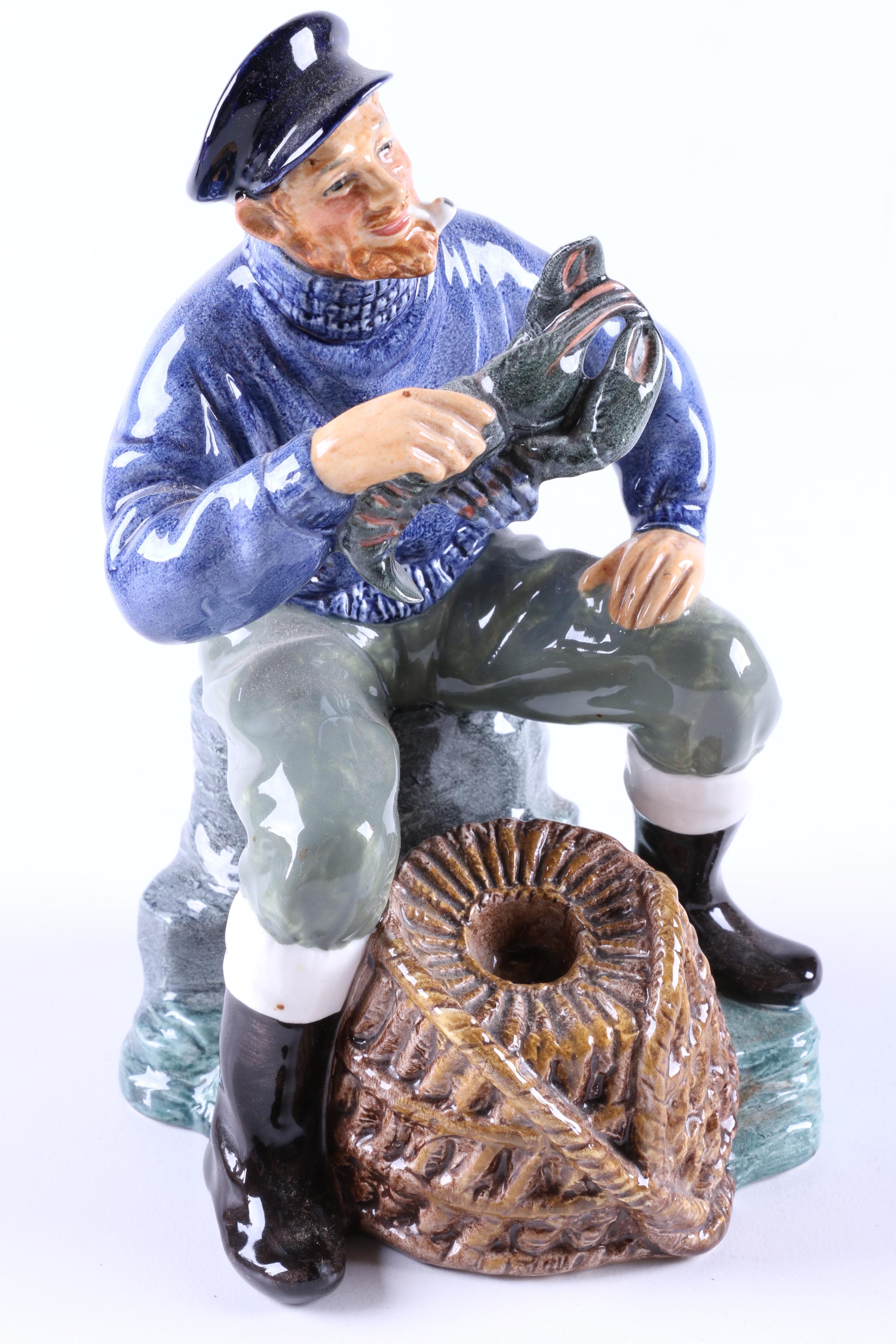 Royal Doulton Male Figurines including "Lobster Man"