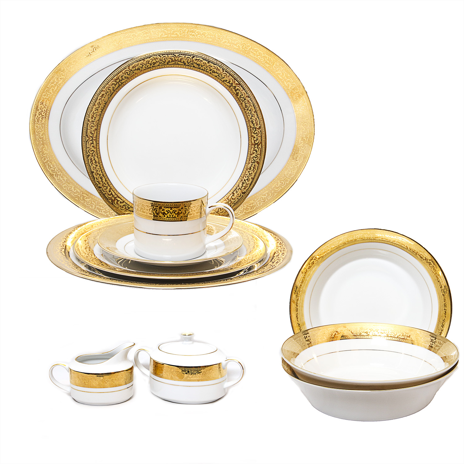 Muirfield "Magnificence" Dinner Service and Serveware