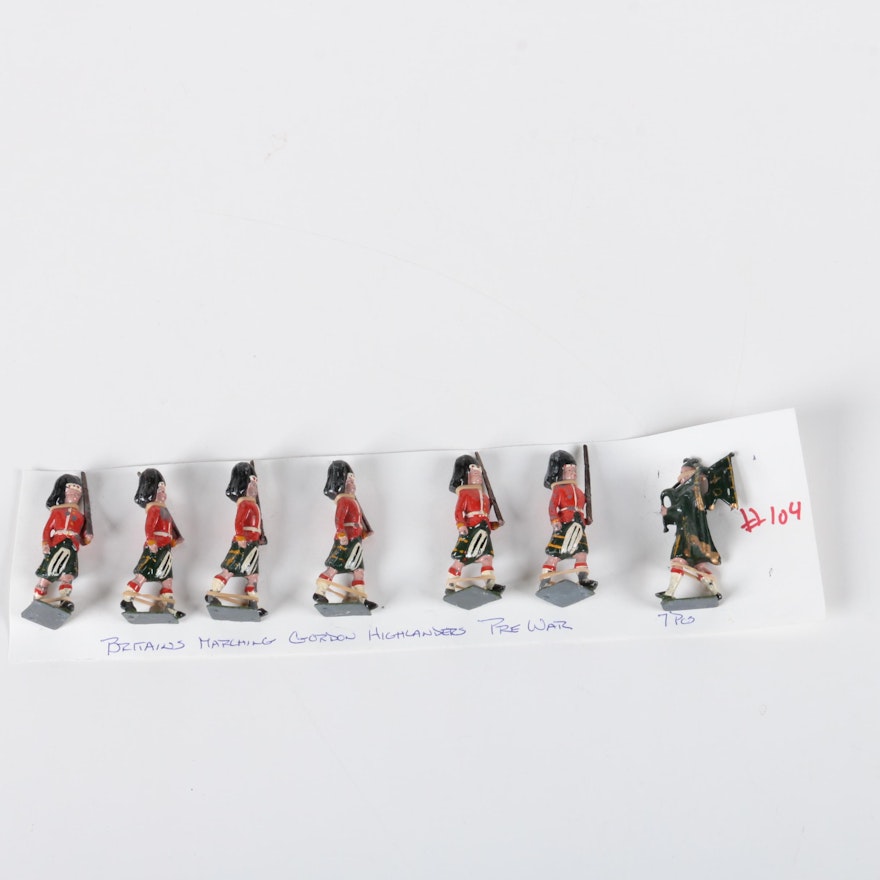 Gordon Highlander Figurines by Britains