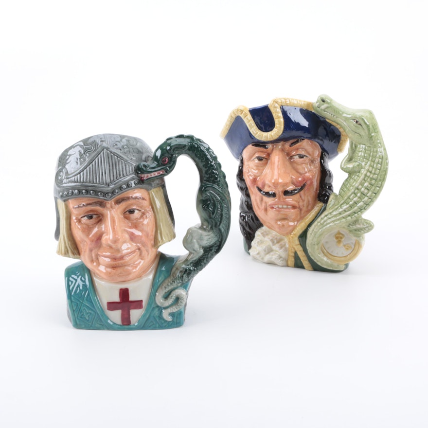 Pair of Toby Mugs