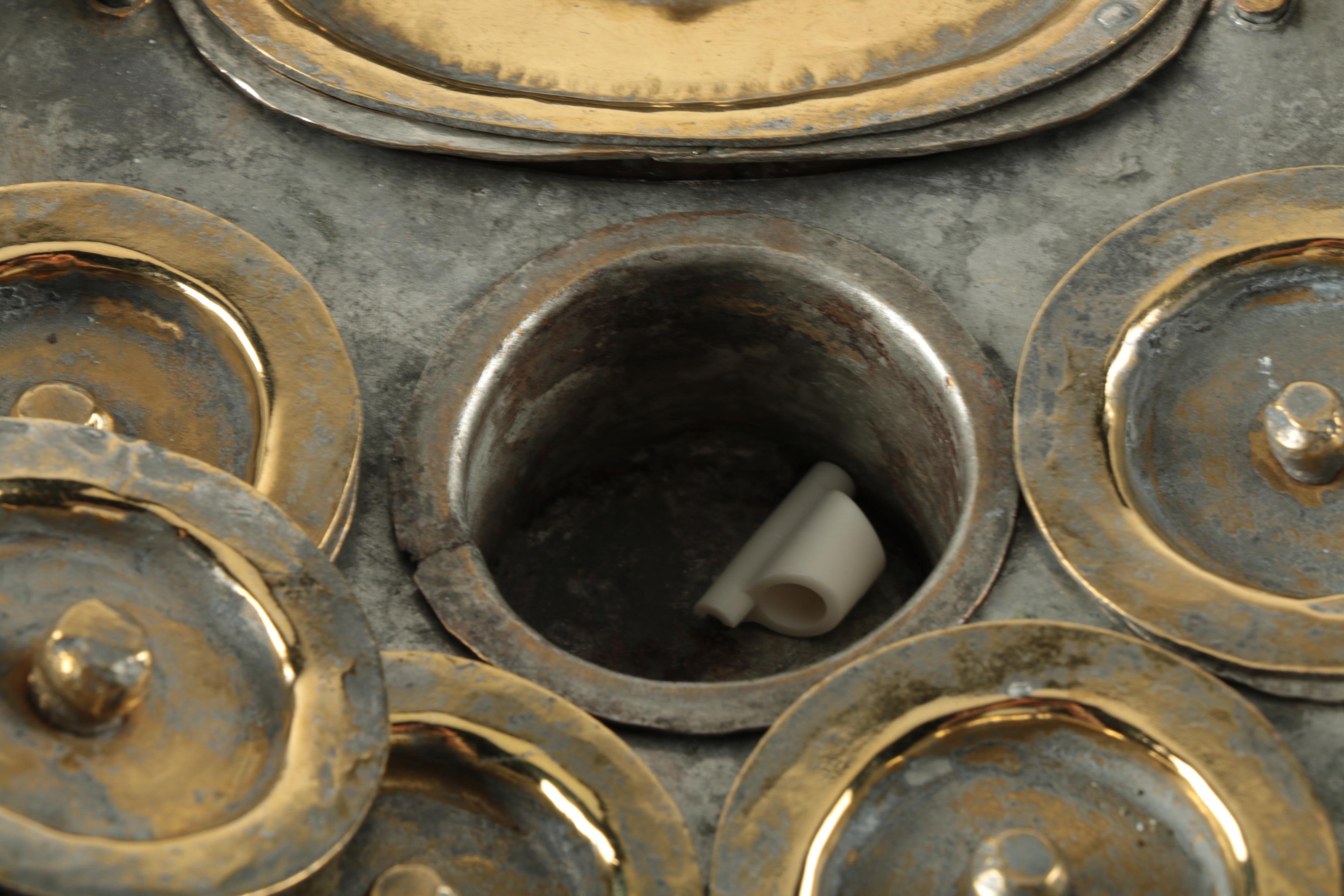 Antique Brass Tea Caddy