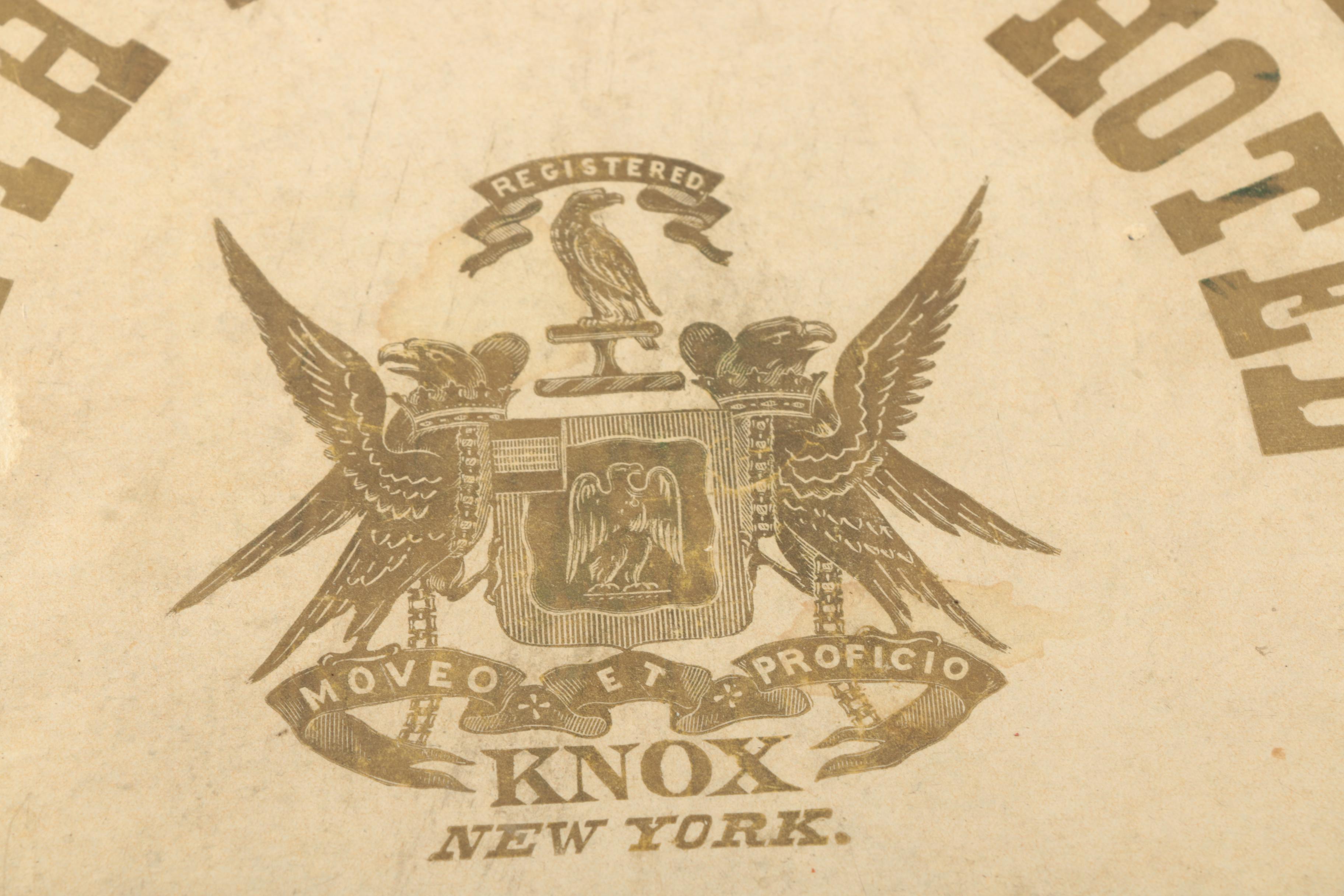 Knox New York Top Hat and Box