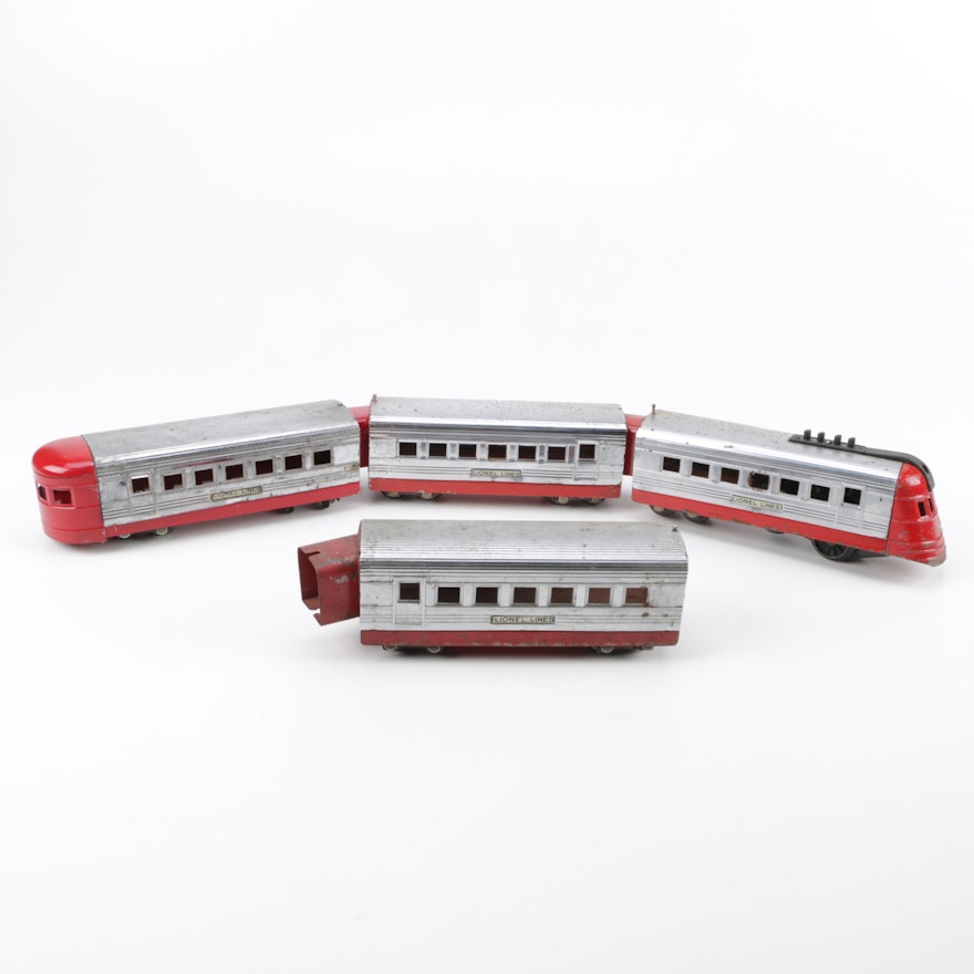 Lionel Junior Pre-War Streamliner Passenger Cars