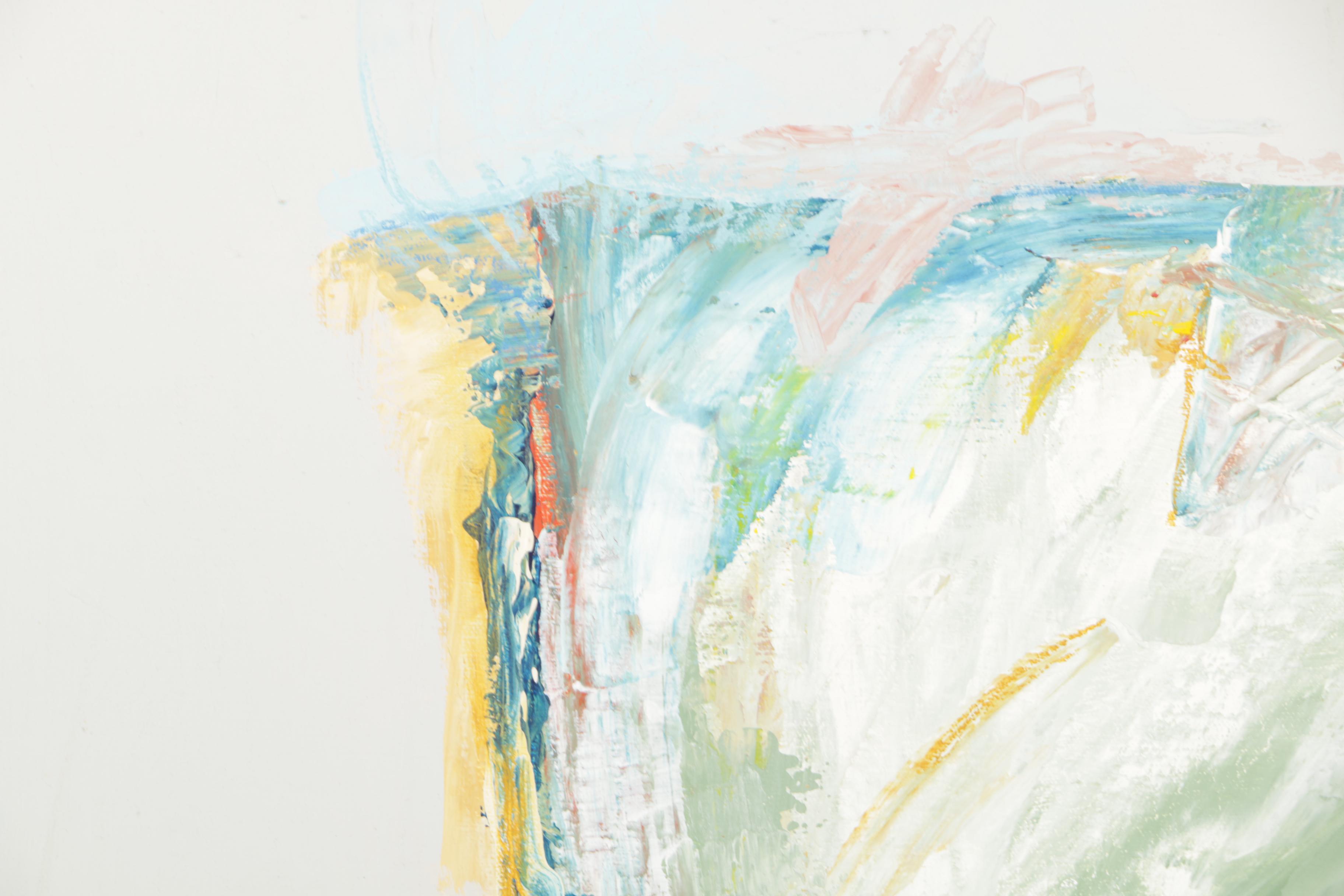 Jennifer Hardesty Oil Painting on Canvas "Land Mass"