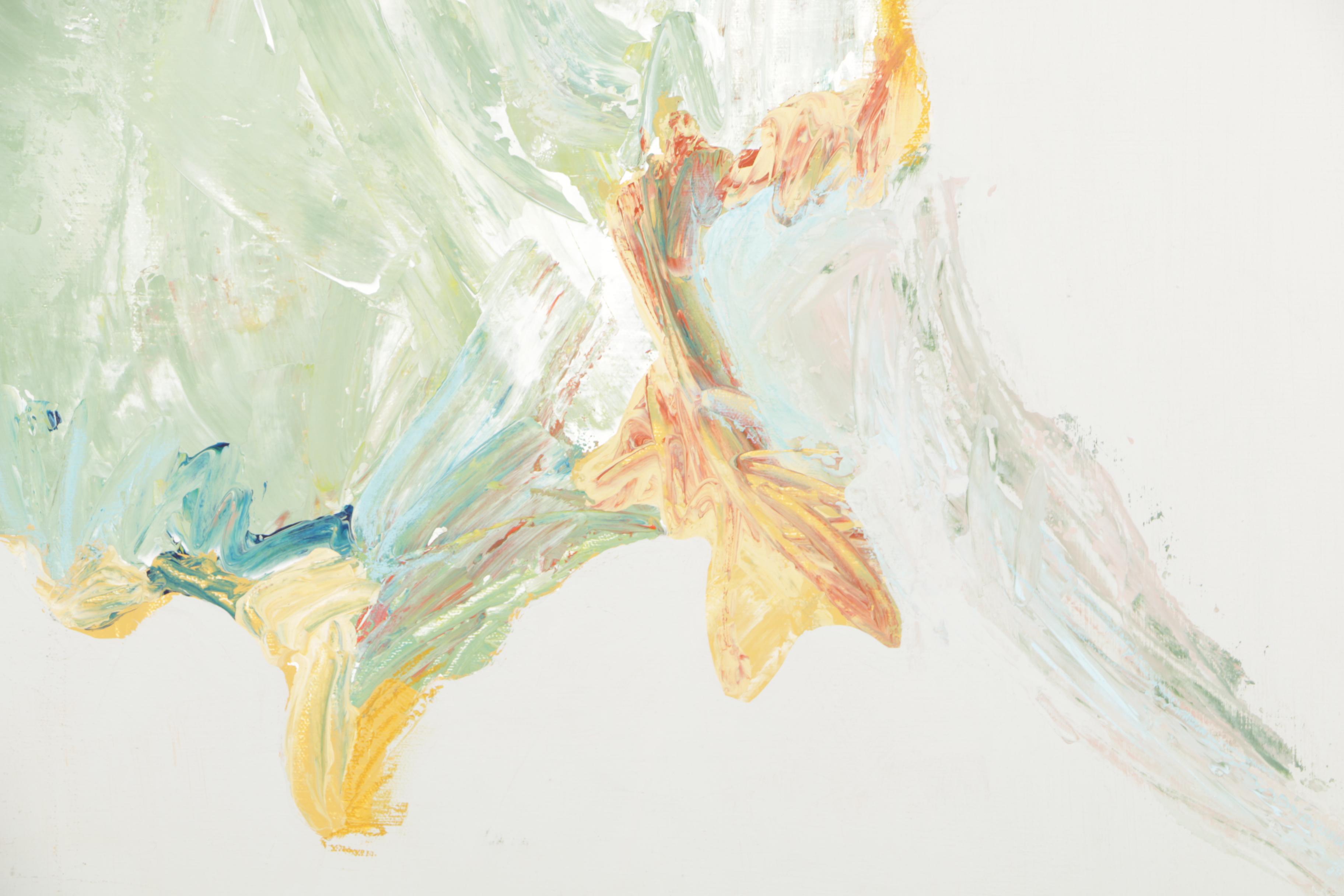 Jennifer Hardesty Oil Painting on Canvas "Land Mass"