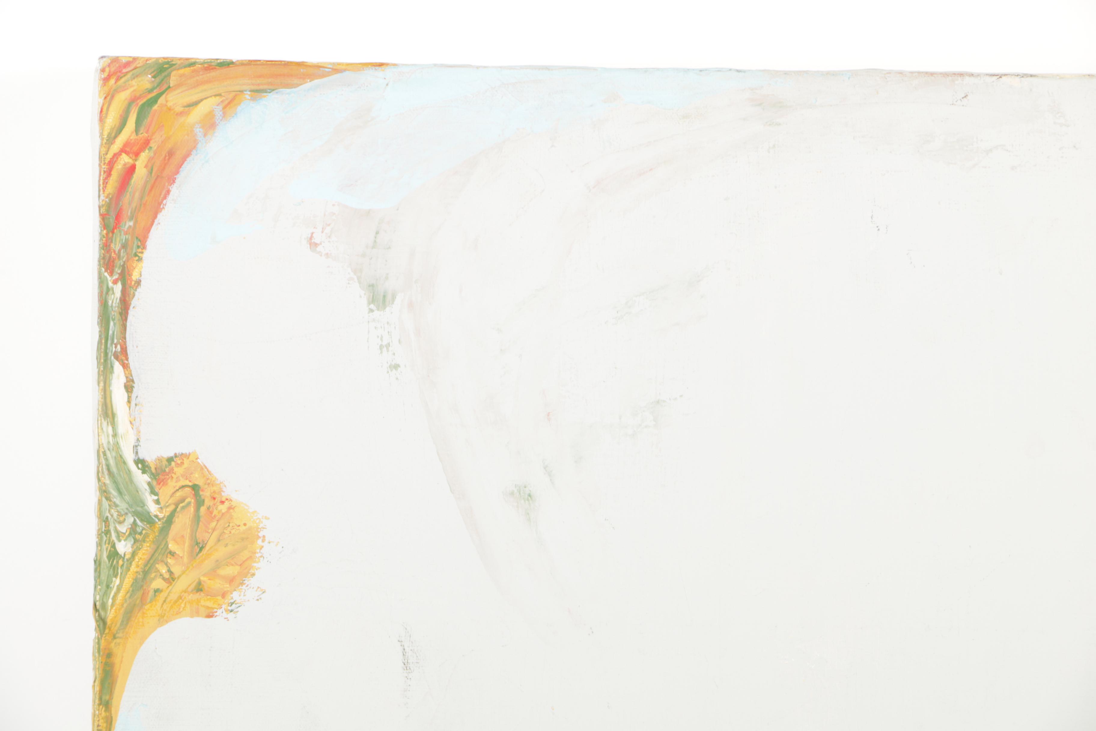 Jennifer Hardesty Oil Painting on Canvas "Land Mass"