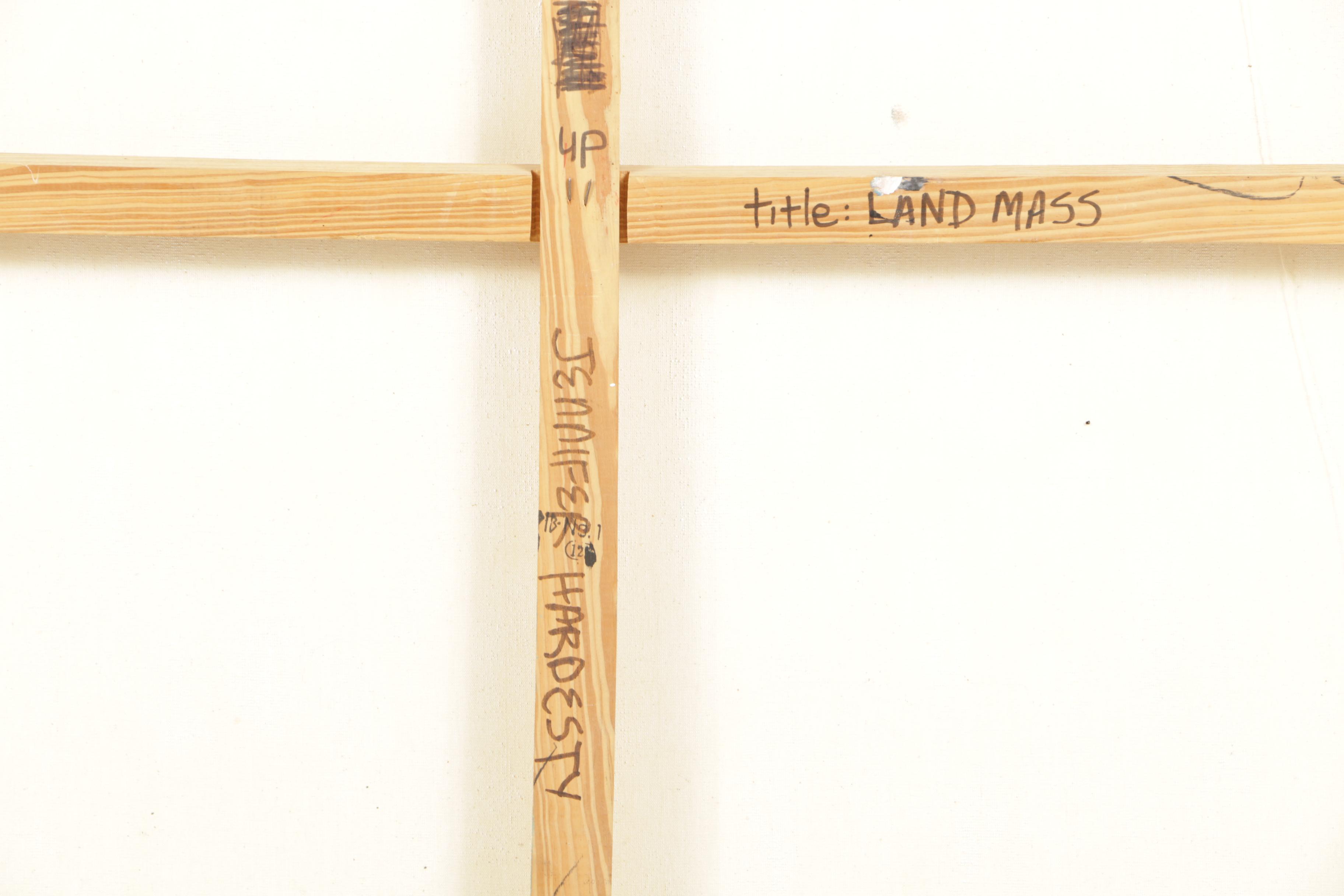 Jennifer Hardesty Oil Painting on Canvas "Land Mass"