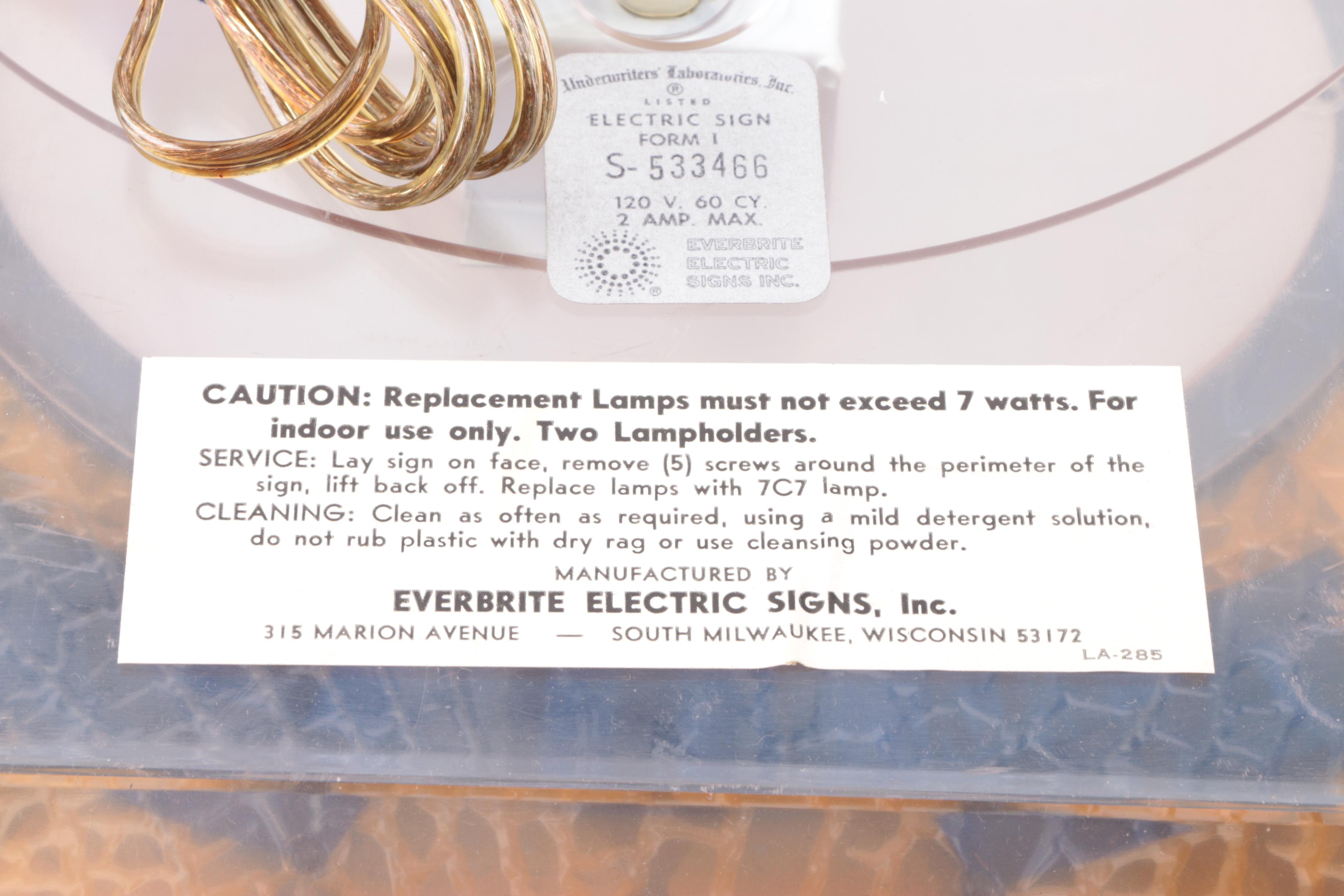 Tuborg Beer Electric Sign