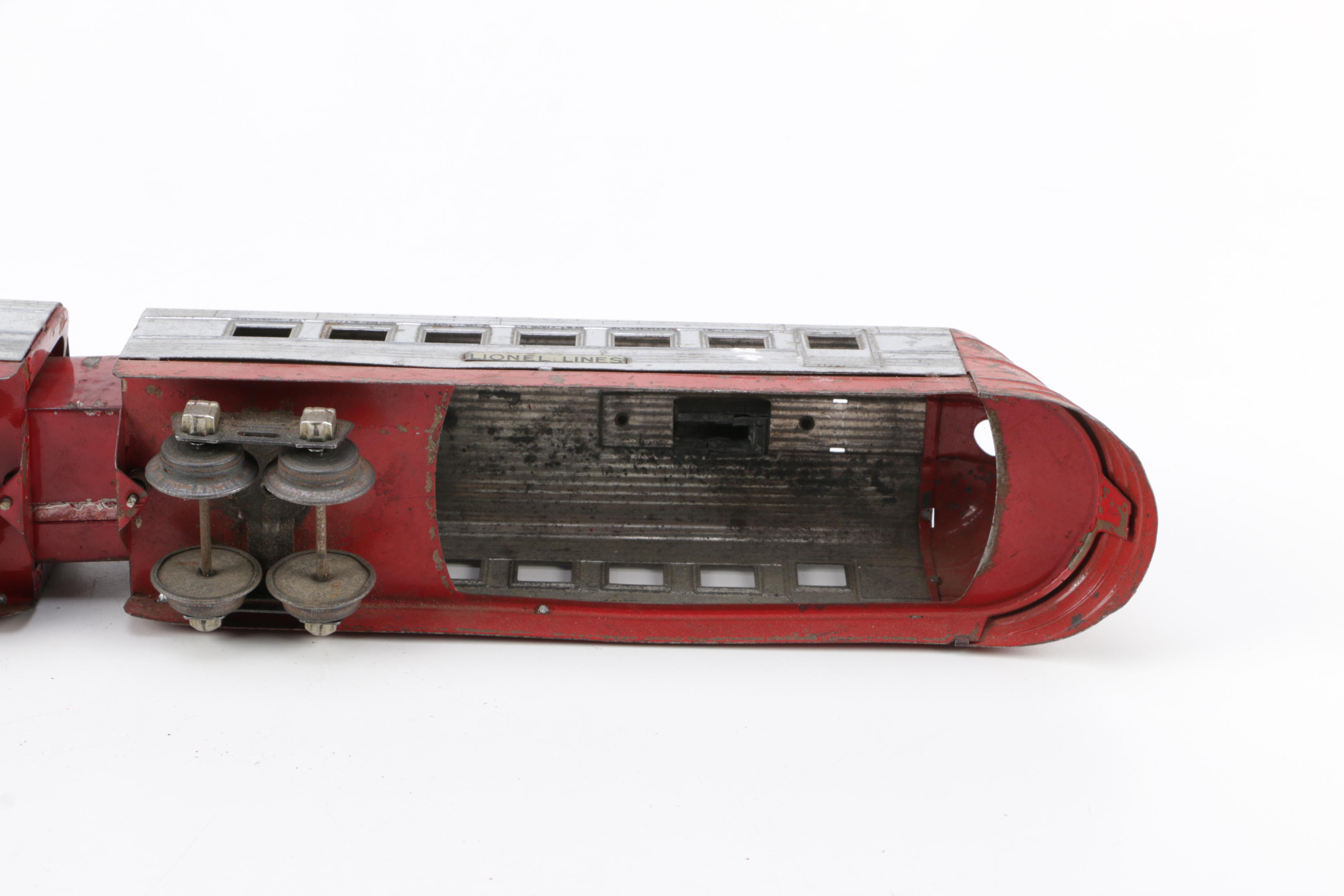 Lionel Junior Pre-War Streamliner Passenger Cars