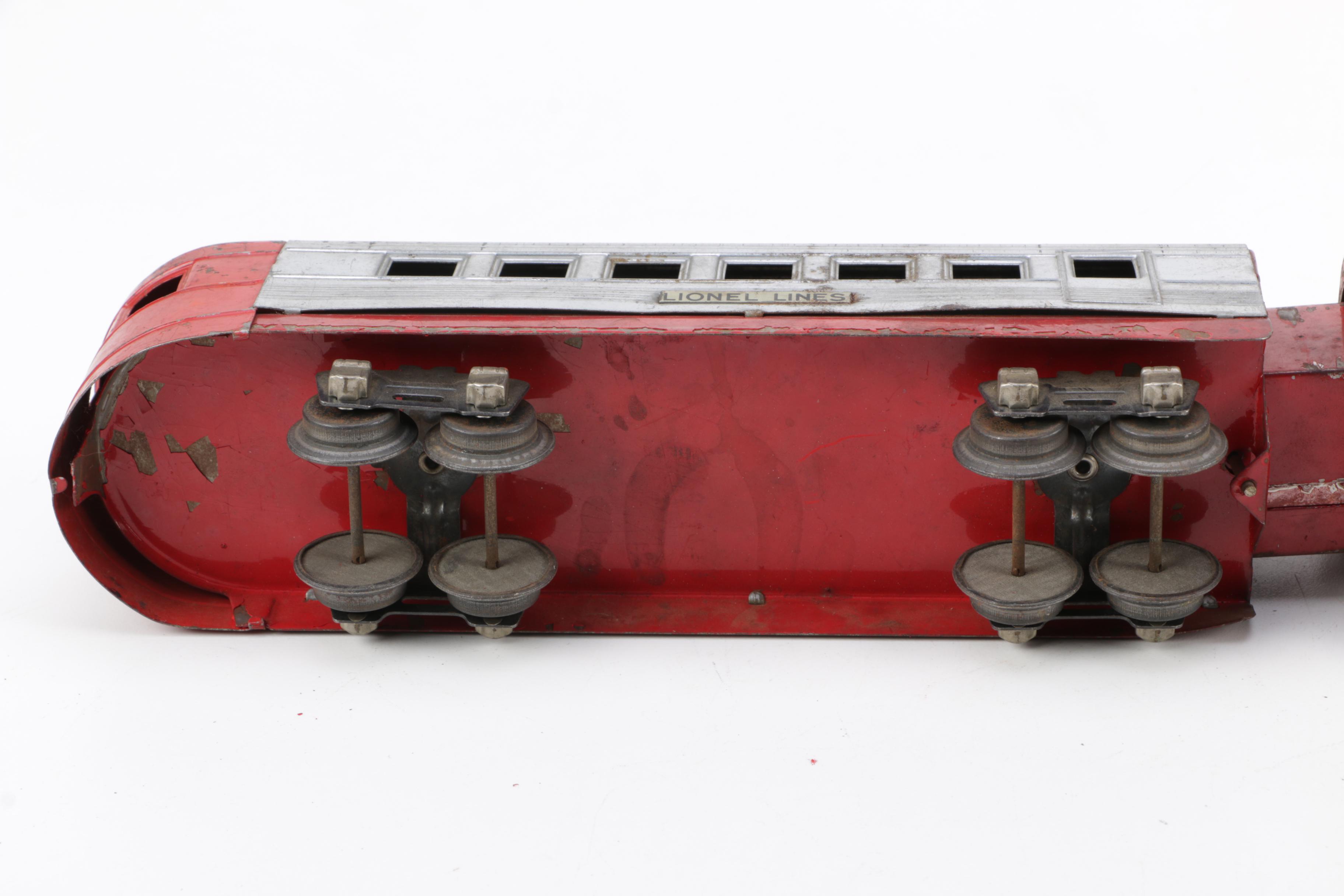 Lionel Junior Pre-War Streamliner Passenger Cars