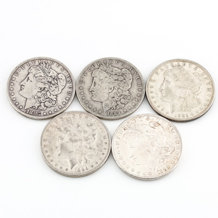 Collection of Morgan Silver Dollars