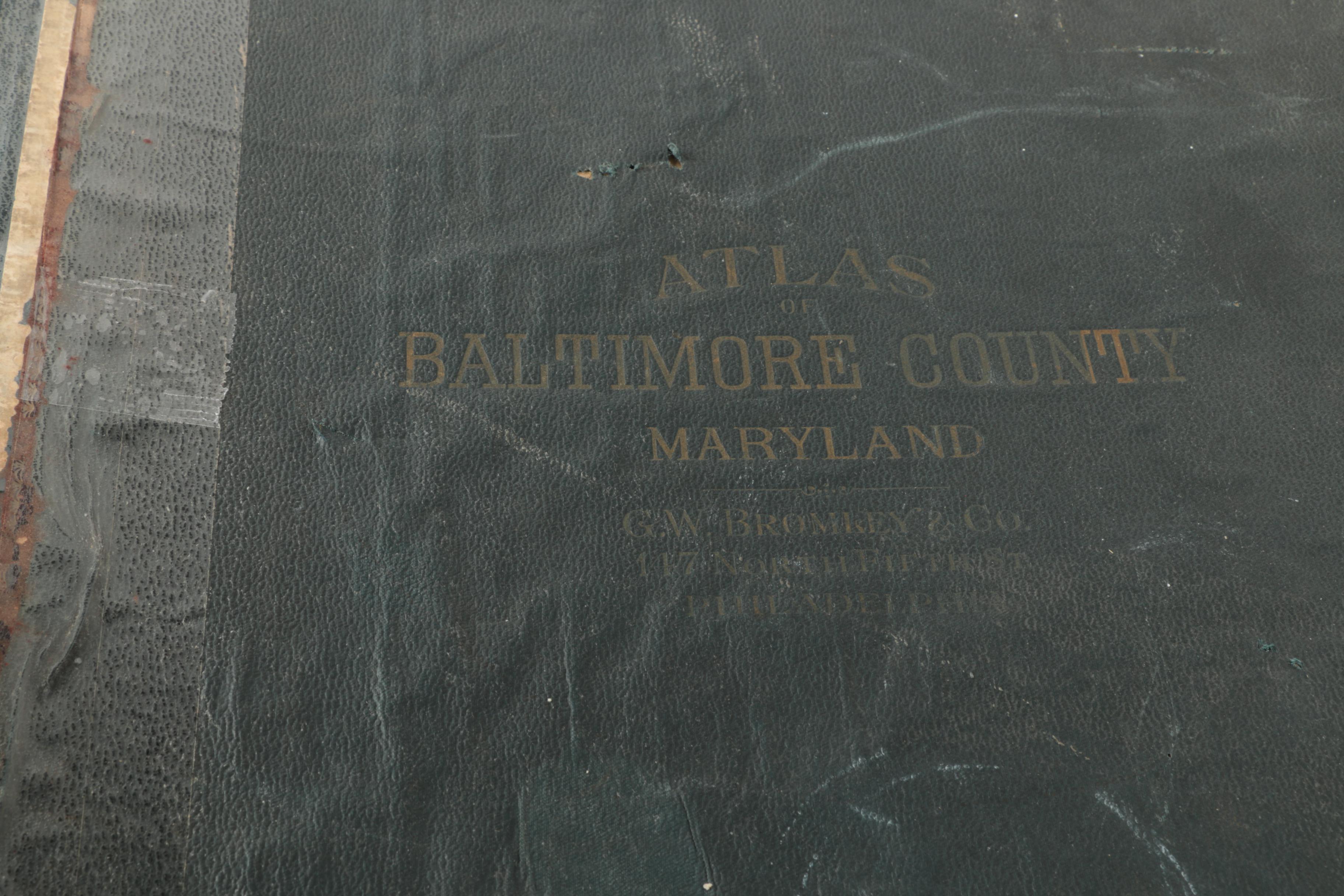 1915 "Atlas of Baltimore County Maryland" and White Photo Album