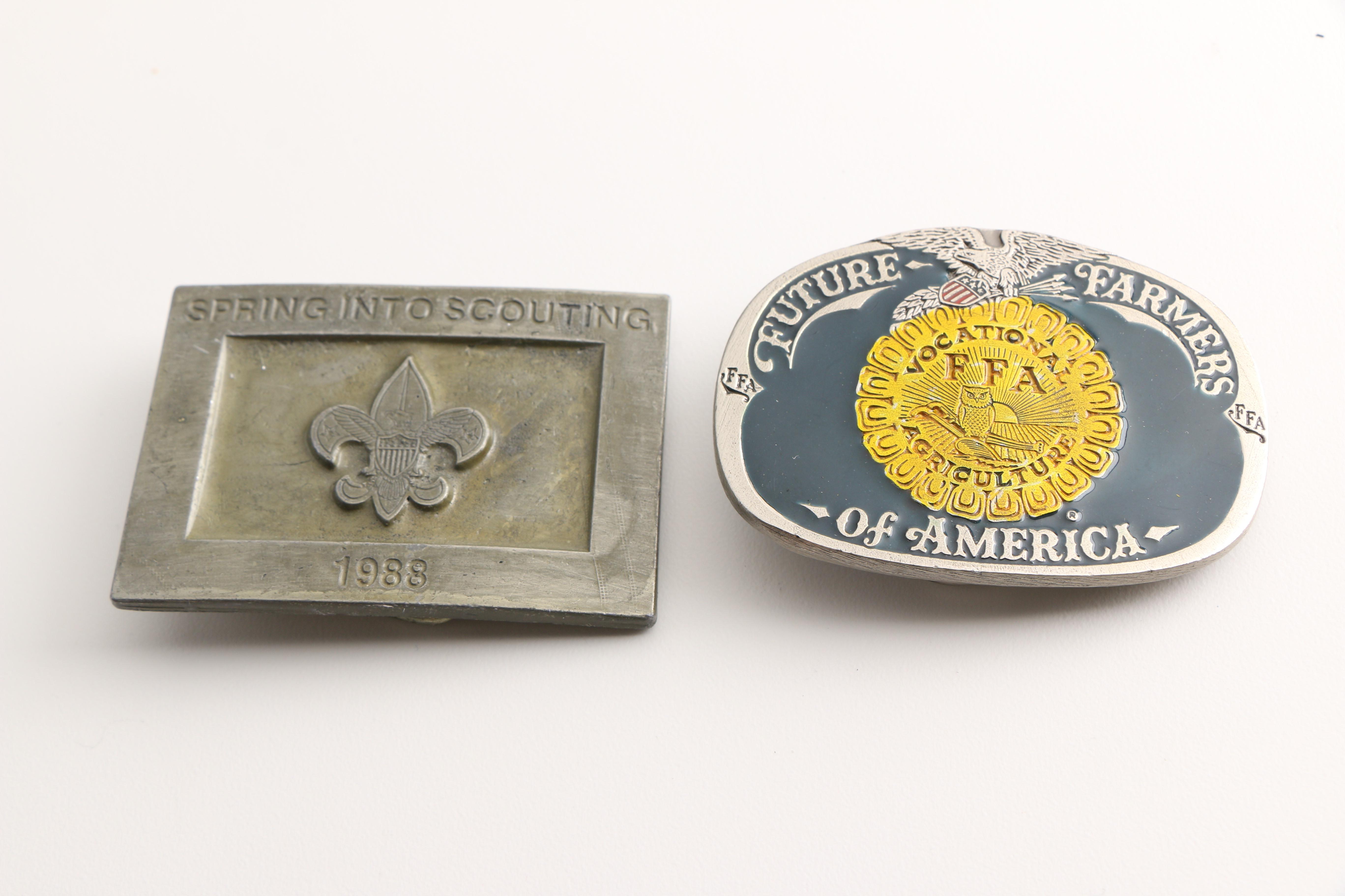 Assortment of Vintage Jewelry Including Boy Scouts Pieces