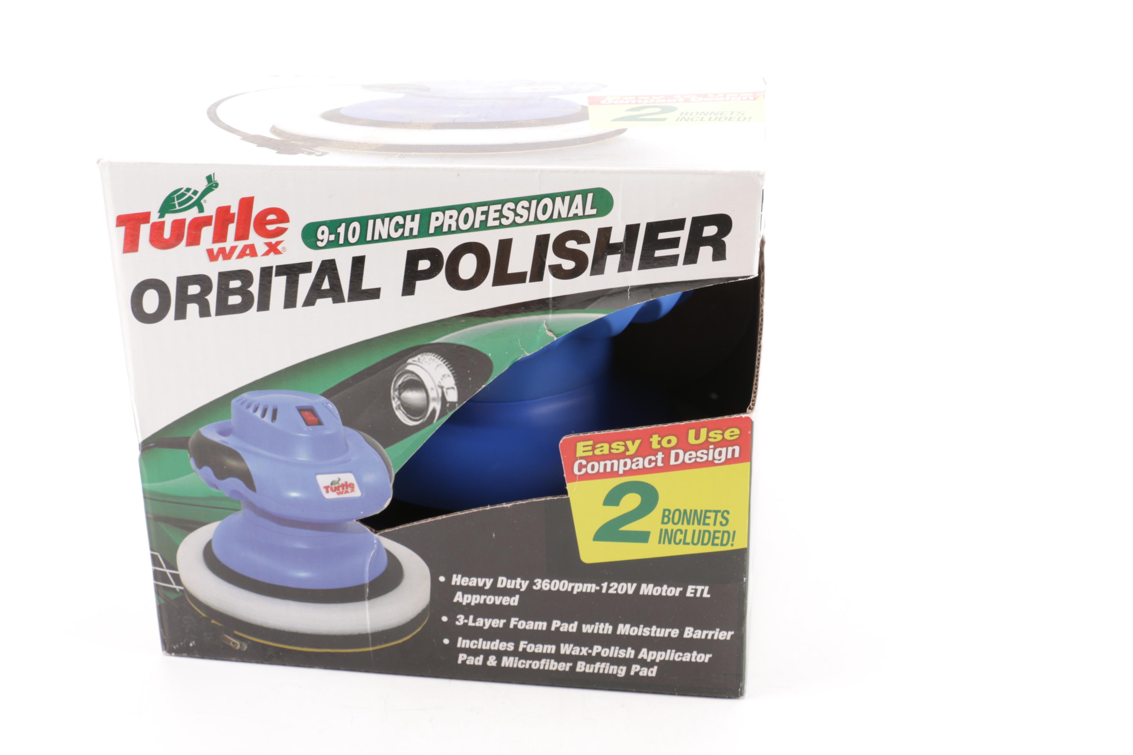 Turtle Wax Orbital Polisher with Road Expedition Buffer