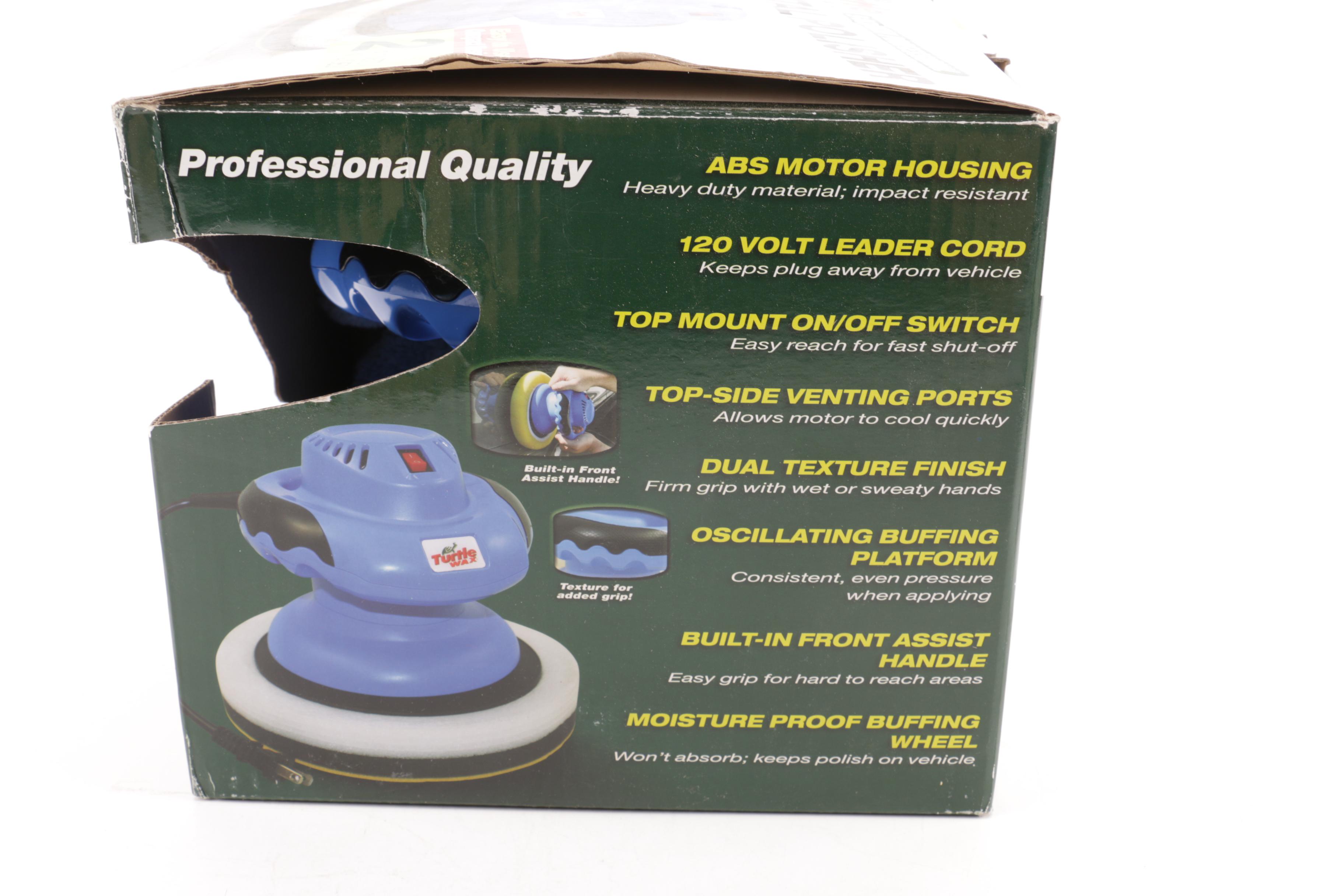 Turtle Wax Orbital Polisher with Road Expedition Buffer