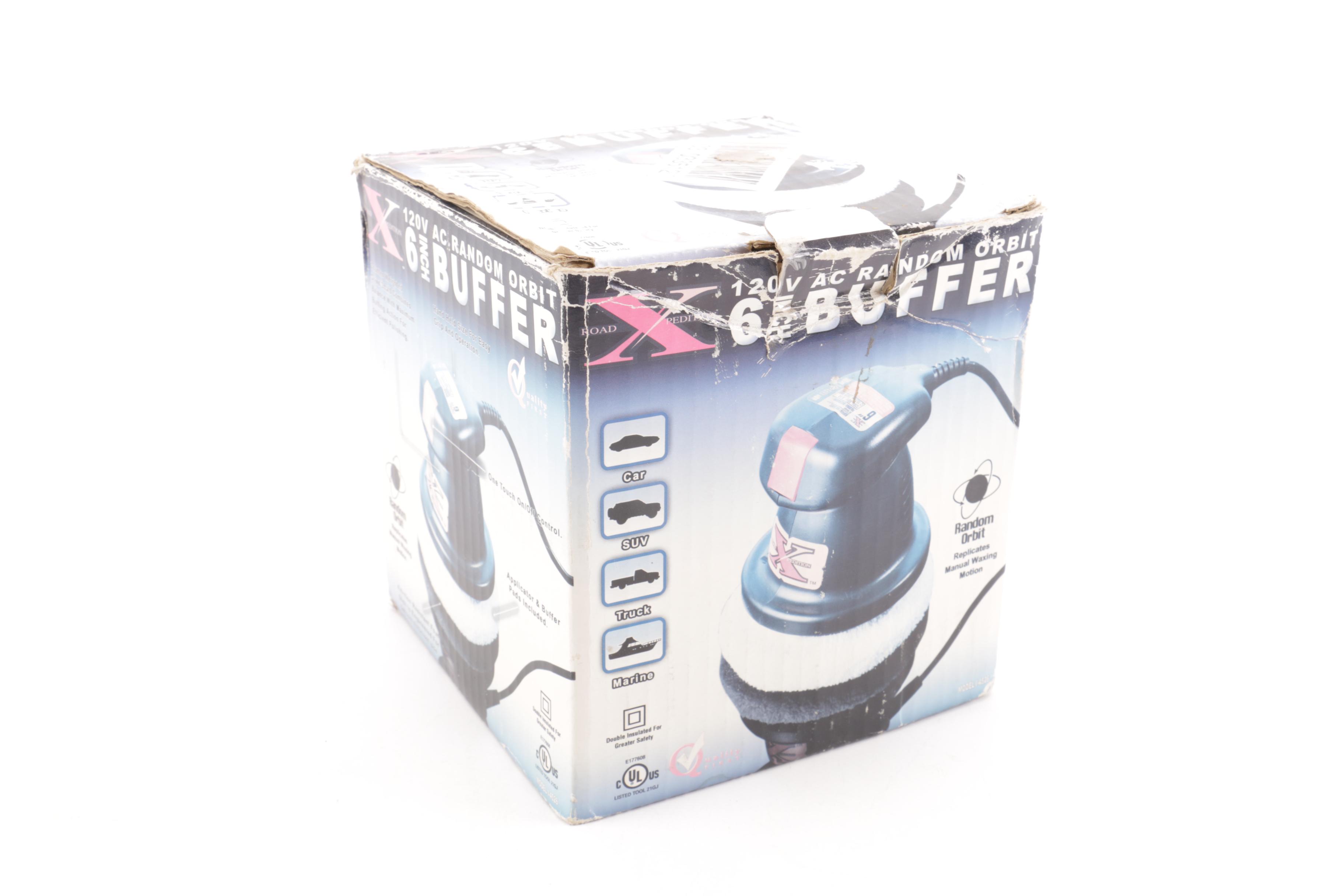 Turtle Wax Orbital Polisher with Road Expedition Buffer