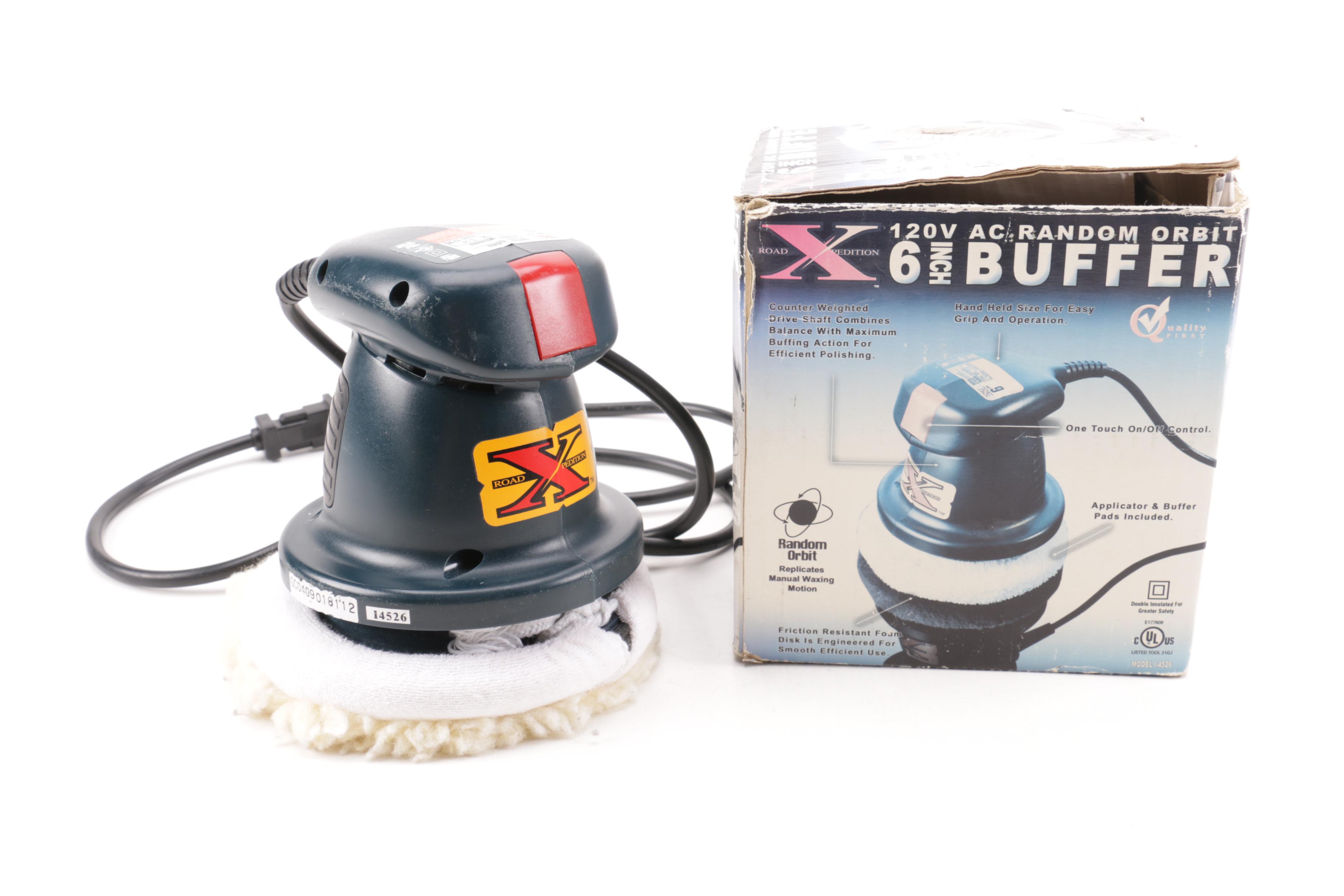 Turtle Wax Orbital Polisher with Road Expedition Buffer