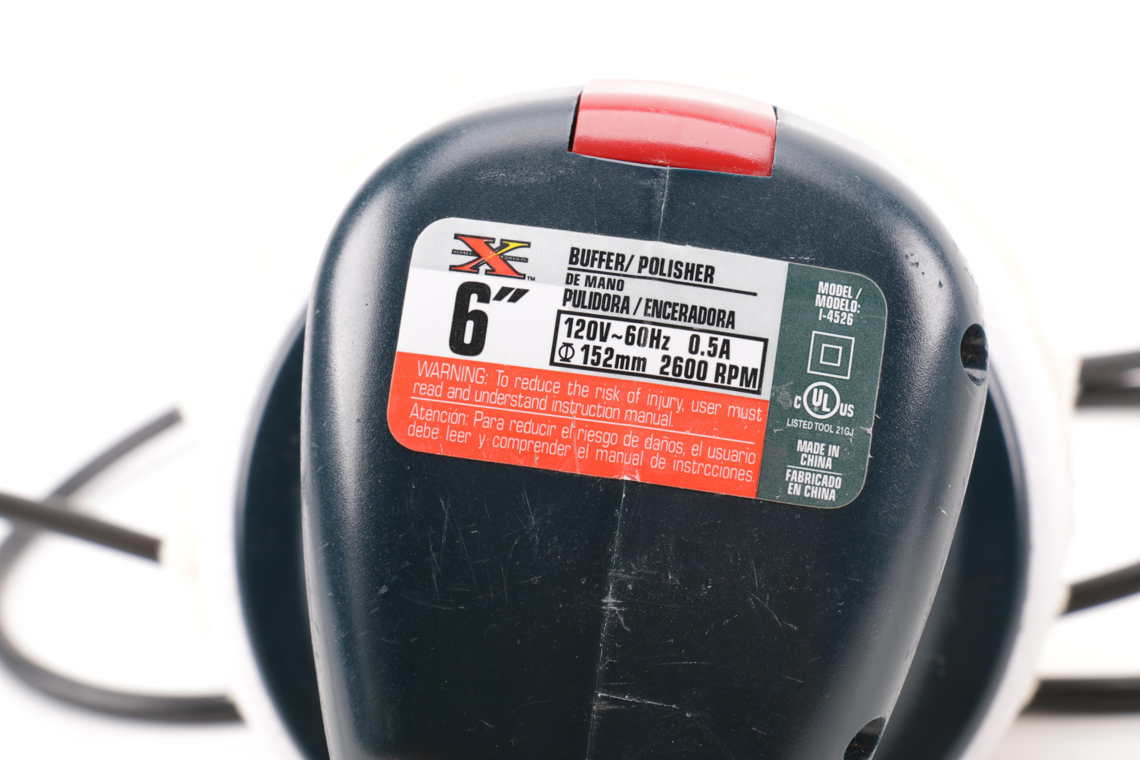 Turtle Wax Orbital Polisher with Road Expedition Buffer