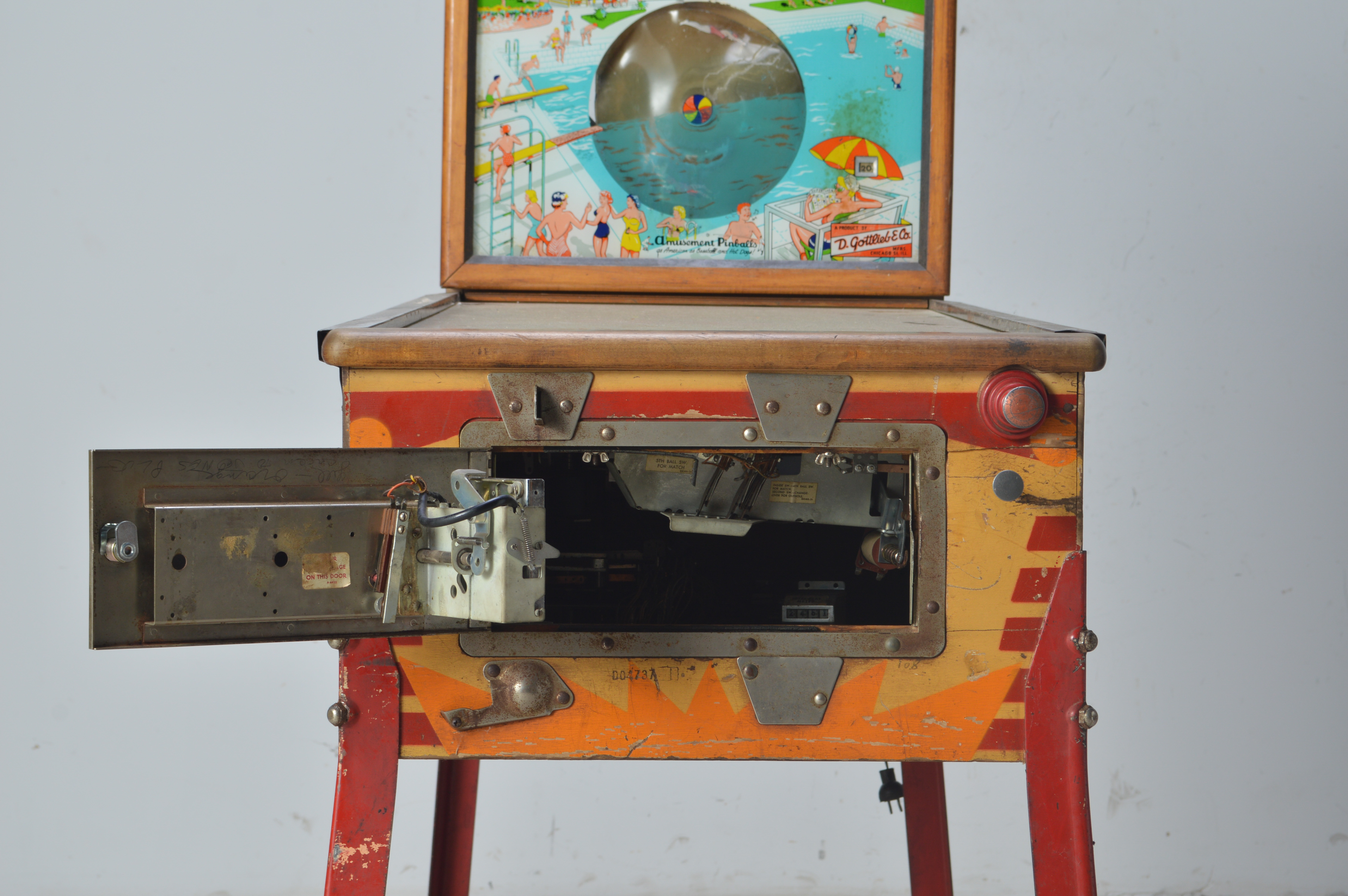 Vintage 1959 Gottlieb "Hi-Diver" Pinball Machine