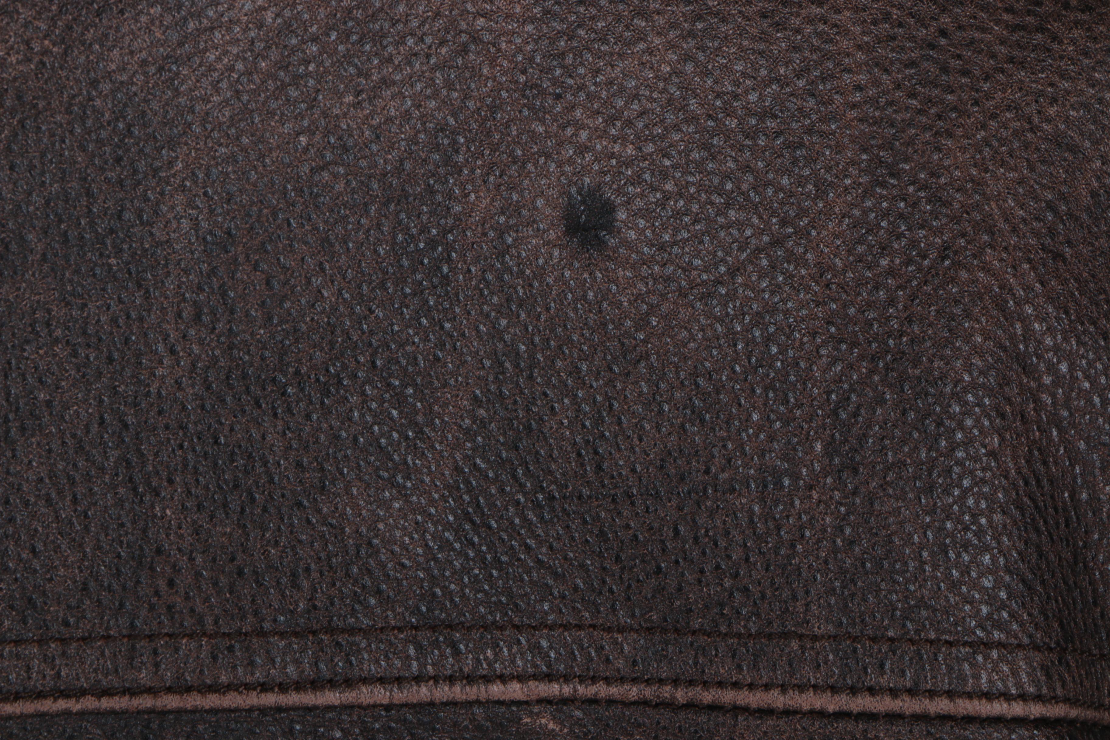 Brown Distressed Leather Jacket