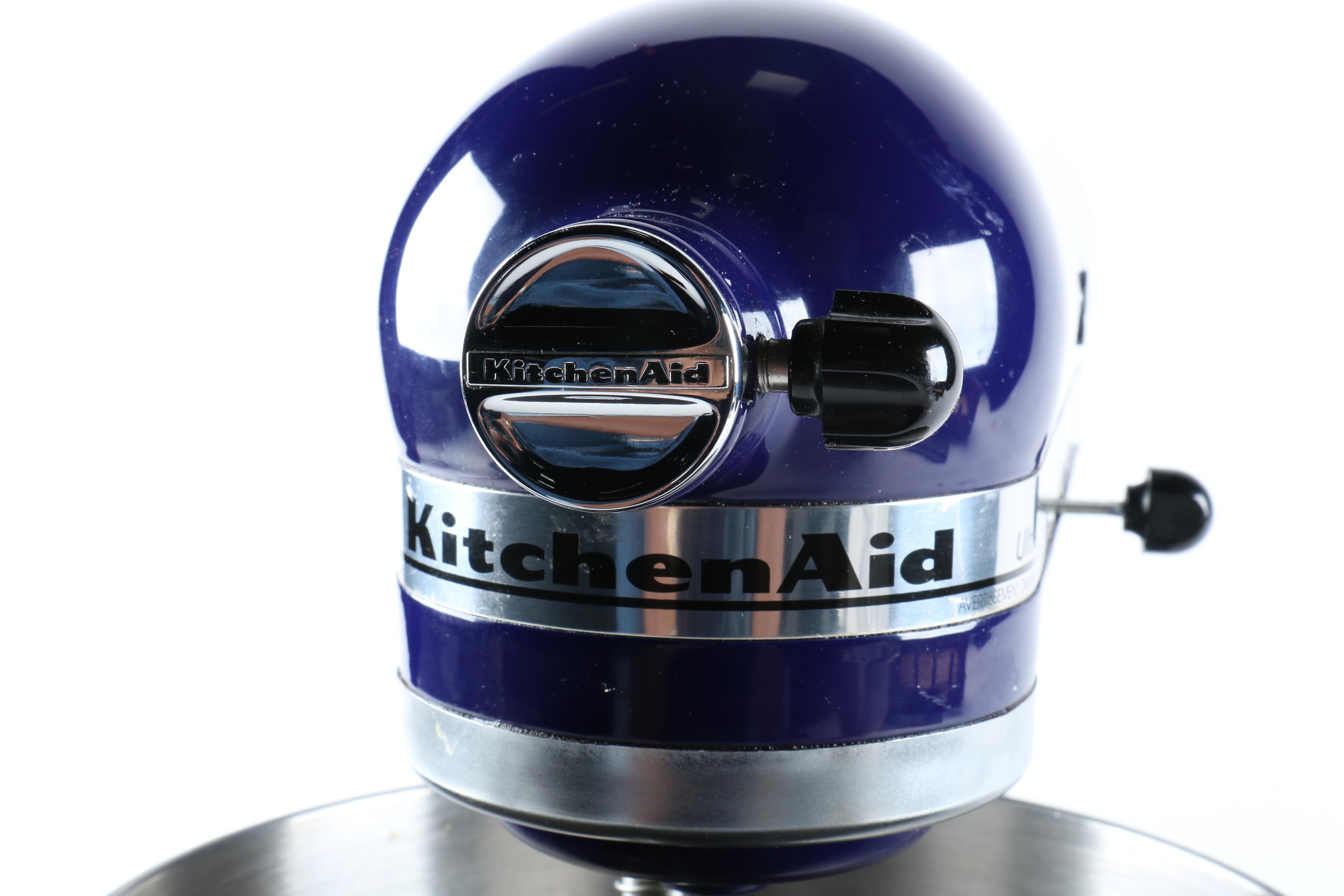 KitchenAid Cobalt Blue Stand Mixer and Accessories