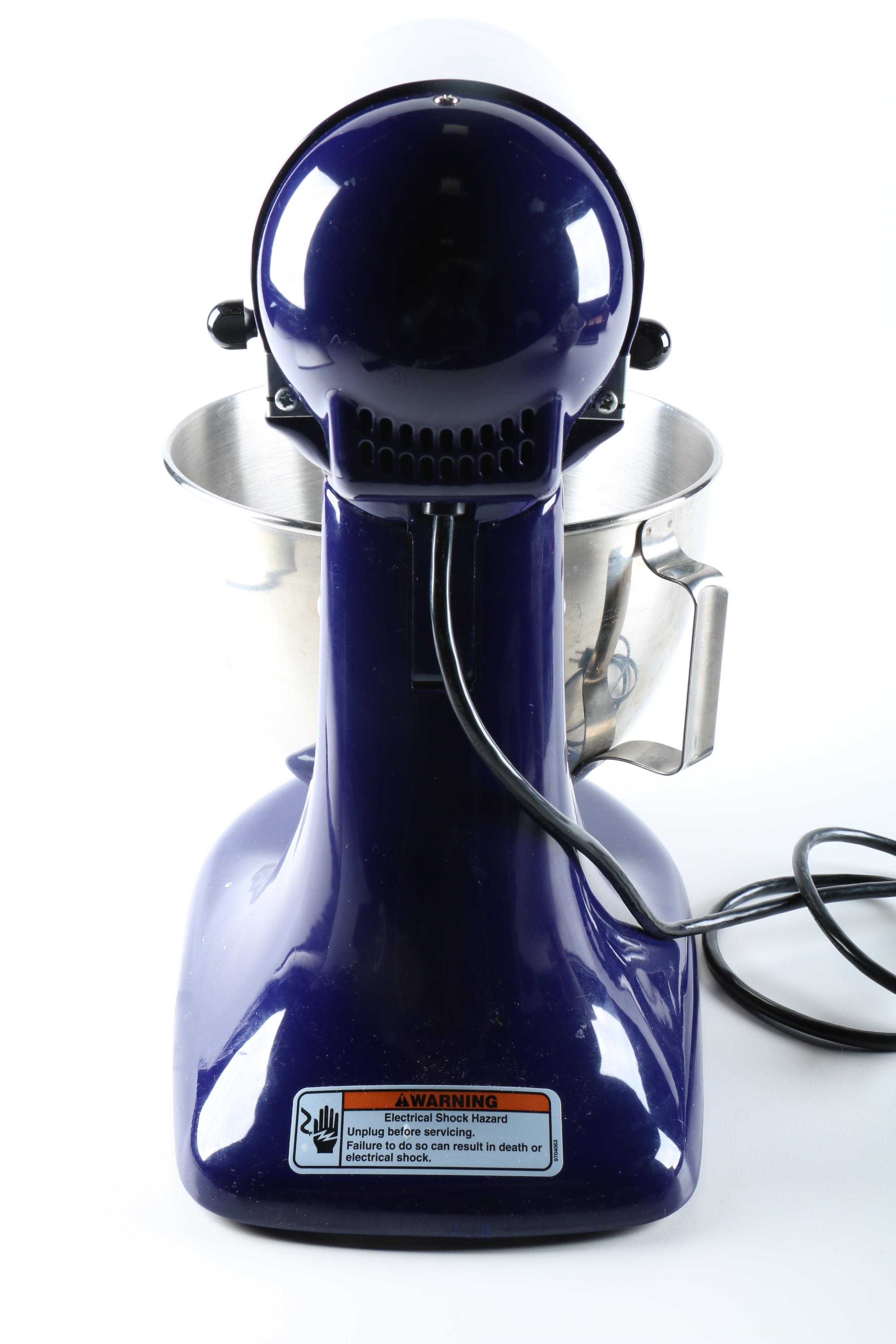 KitchenAid Cobalt Blue Stand Mixer and Accessories