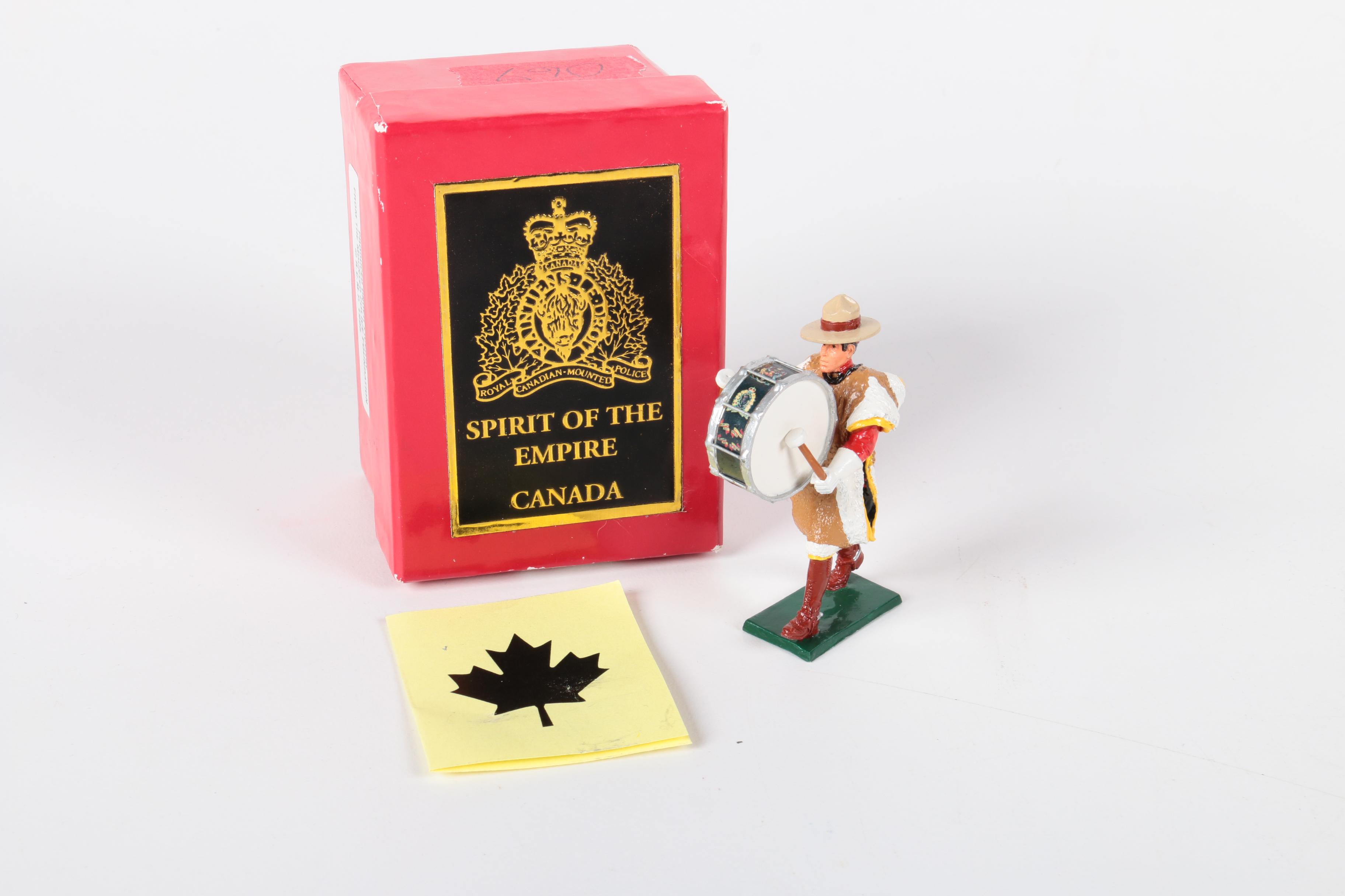 "Spirit of the Empire" Canadian Drummer Figurines by Rafm