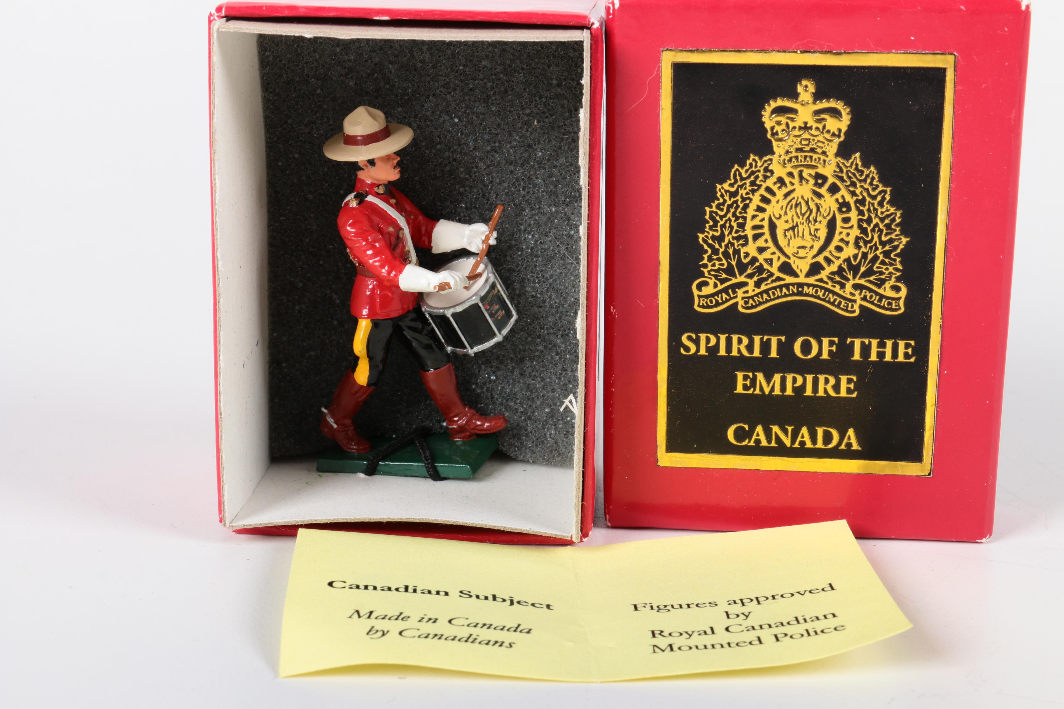 "Spirit of the Empire" Canadian Drummer Figurines by Rafm
