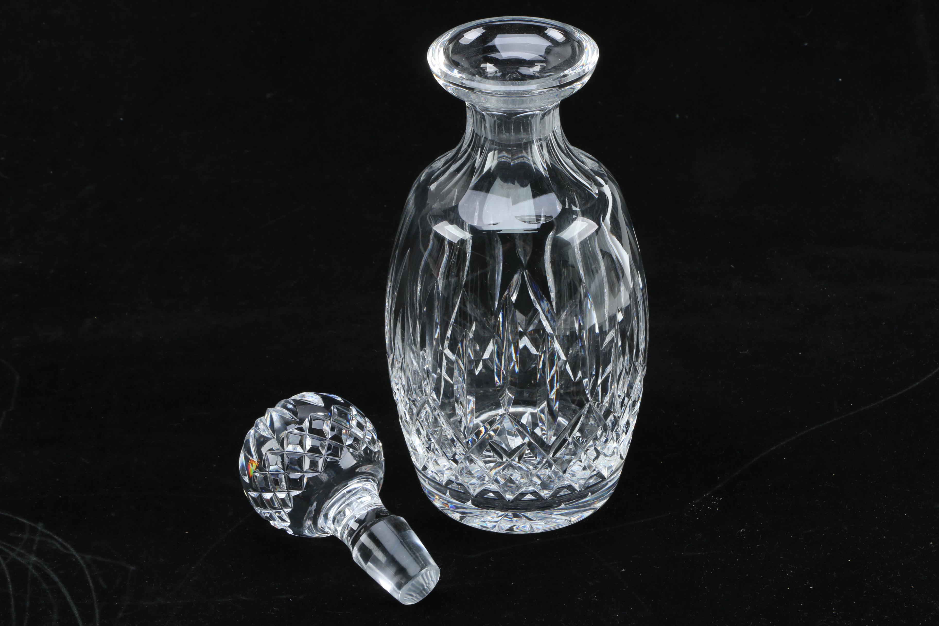 Group of Waterford Crystal "Castletown" and "Lismore" Decanters
