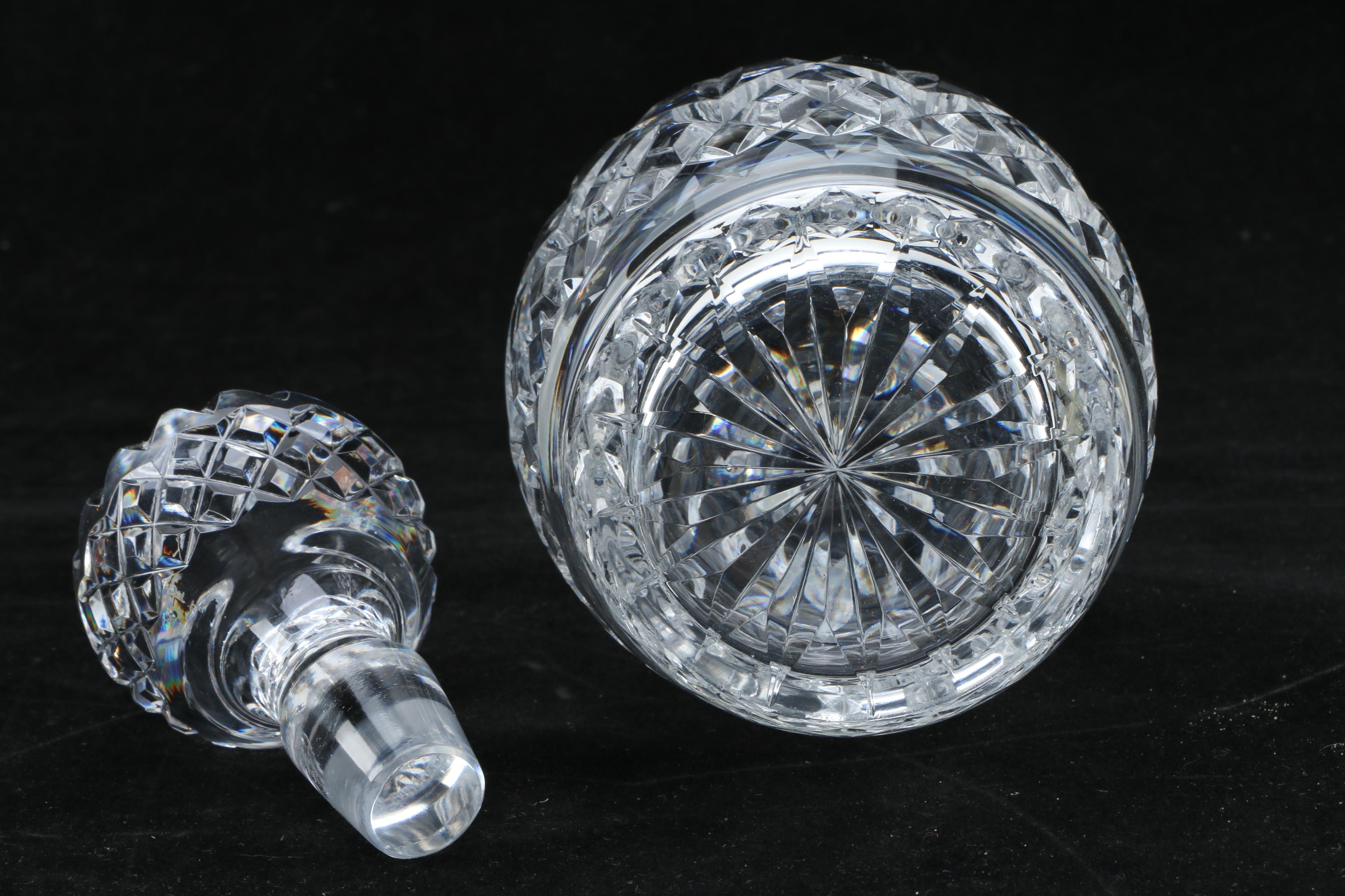 Group of Waterford Crystal "Castletown" and "Lismore" Decanters