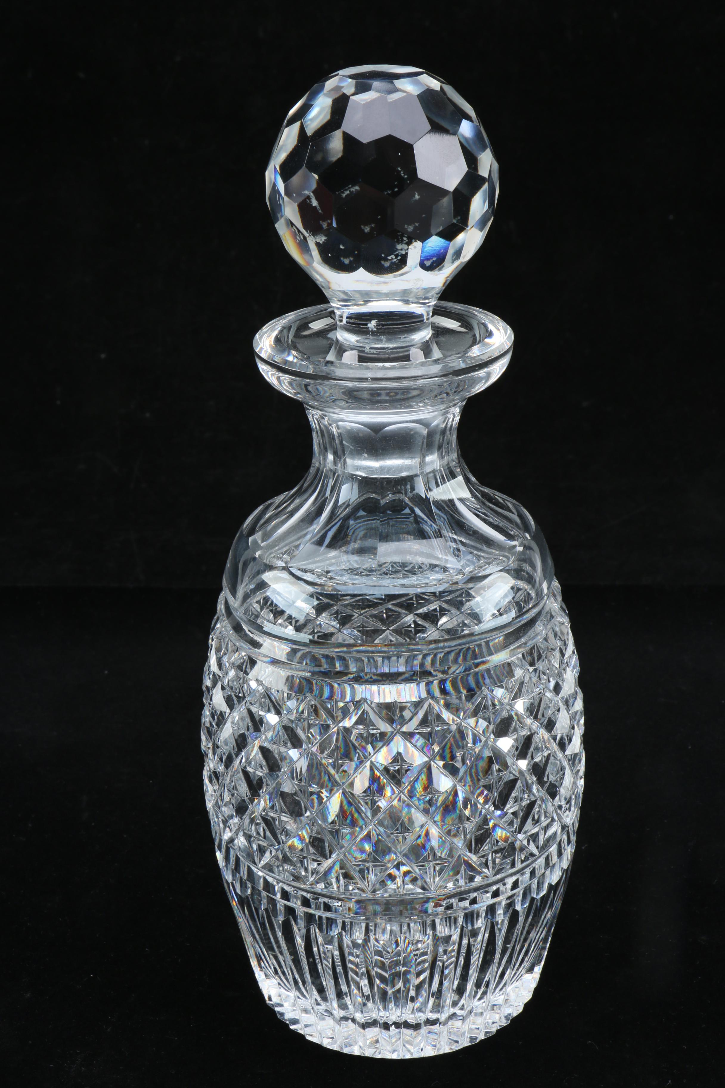 Group of Waterford Crystal "Castletown" and "Lismore" Decanters