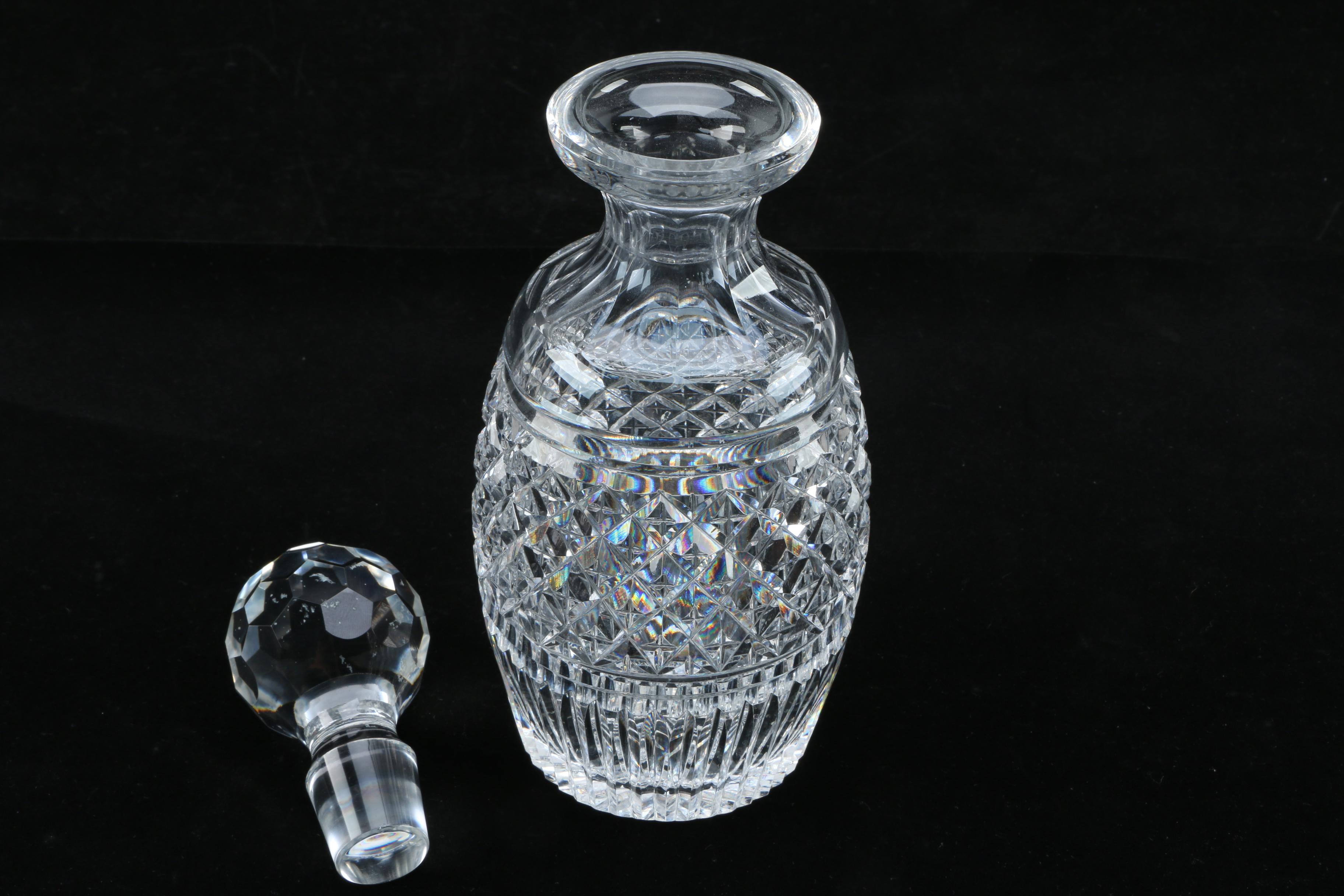 Group of Waterford Crystal "Castletown" and "Lismore" Decanters