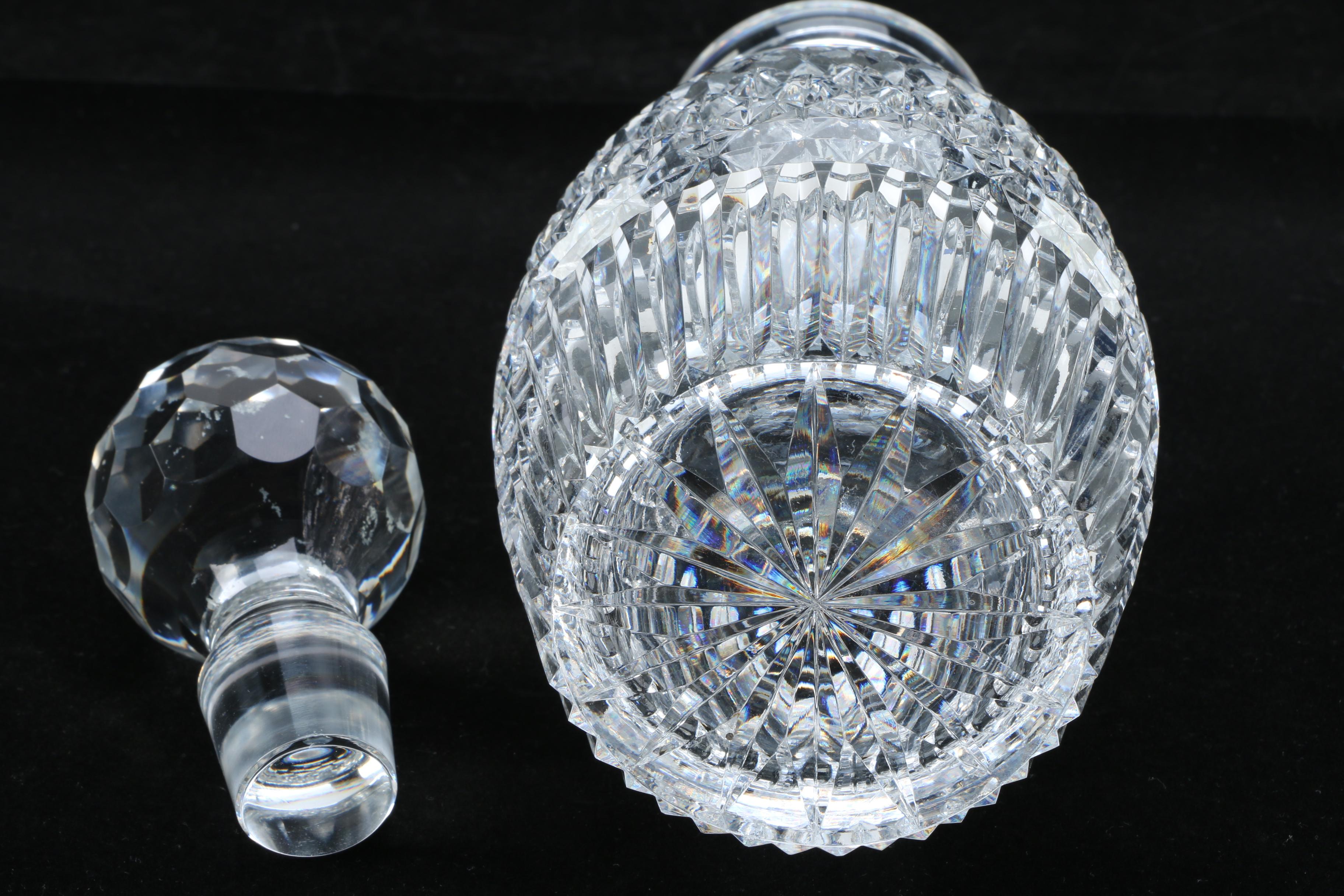 Group of Waterford Crystal "Castletown" and "Lismore" Decanters
