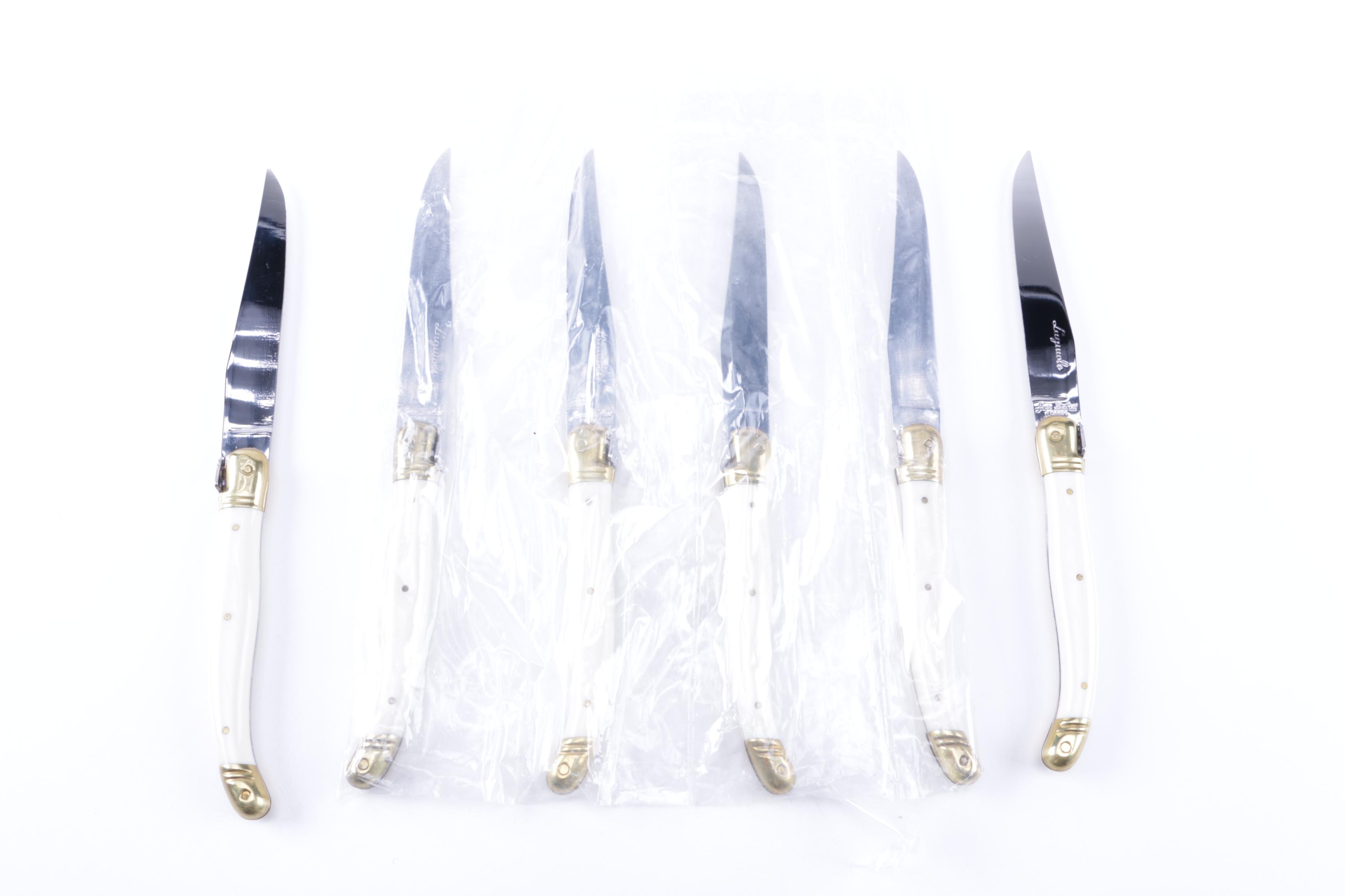 Jean Dubost Laguiole Knife Set