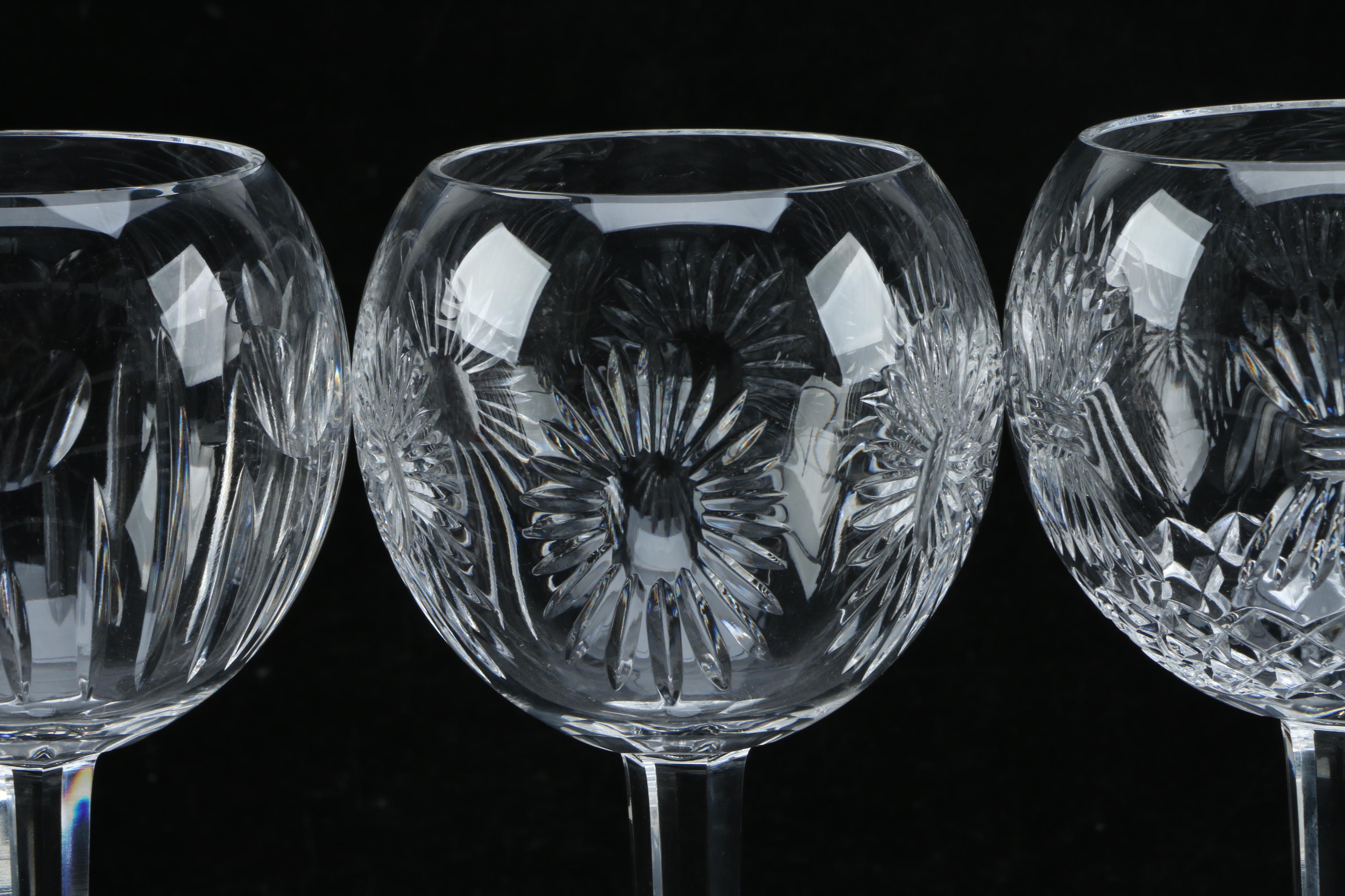 Waterford Crystal "Millenium Series" and Balloon Wine Glasses