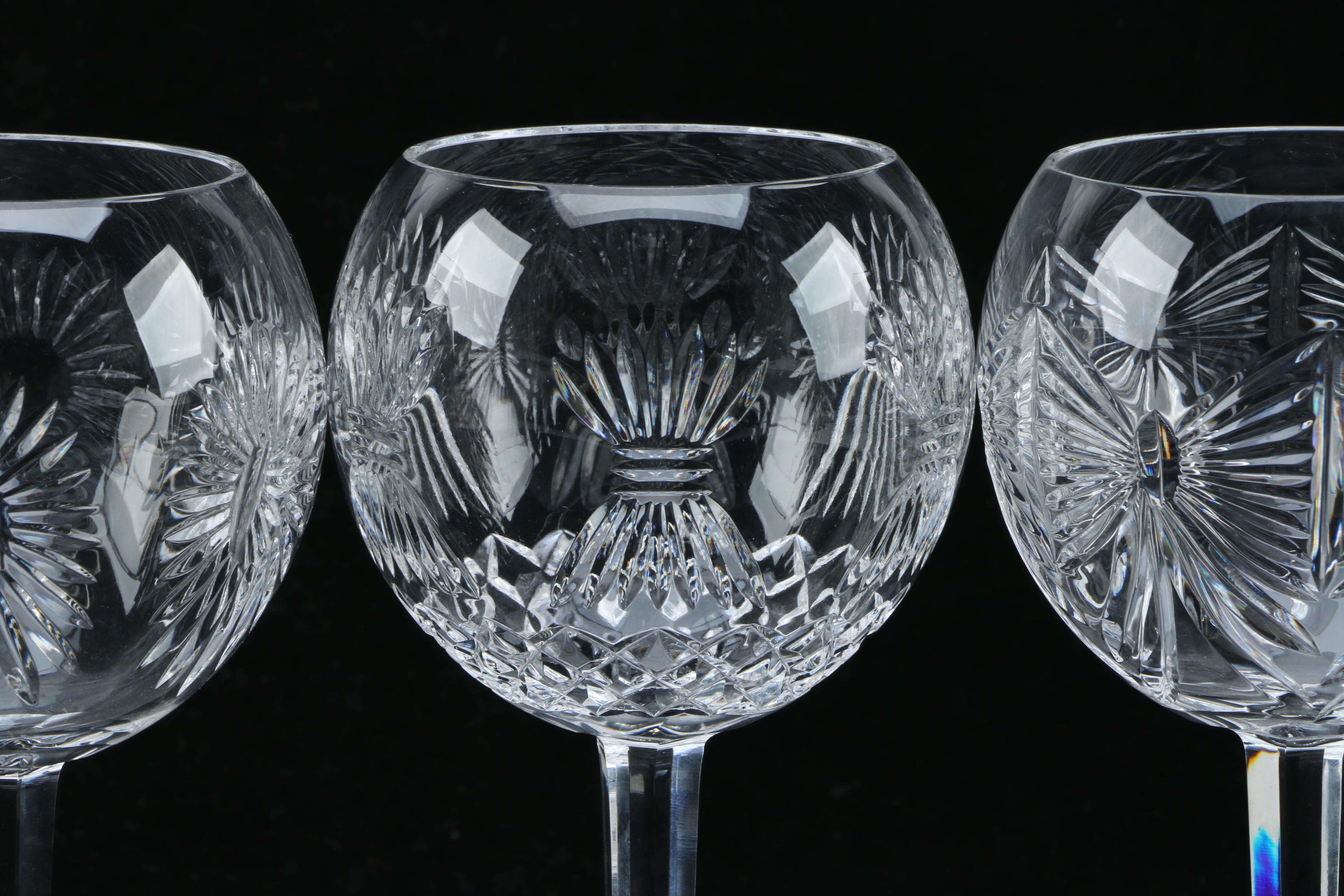 Waterford Crystal "Millenium Series" and Balloon Wine Glasses