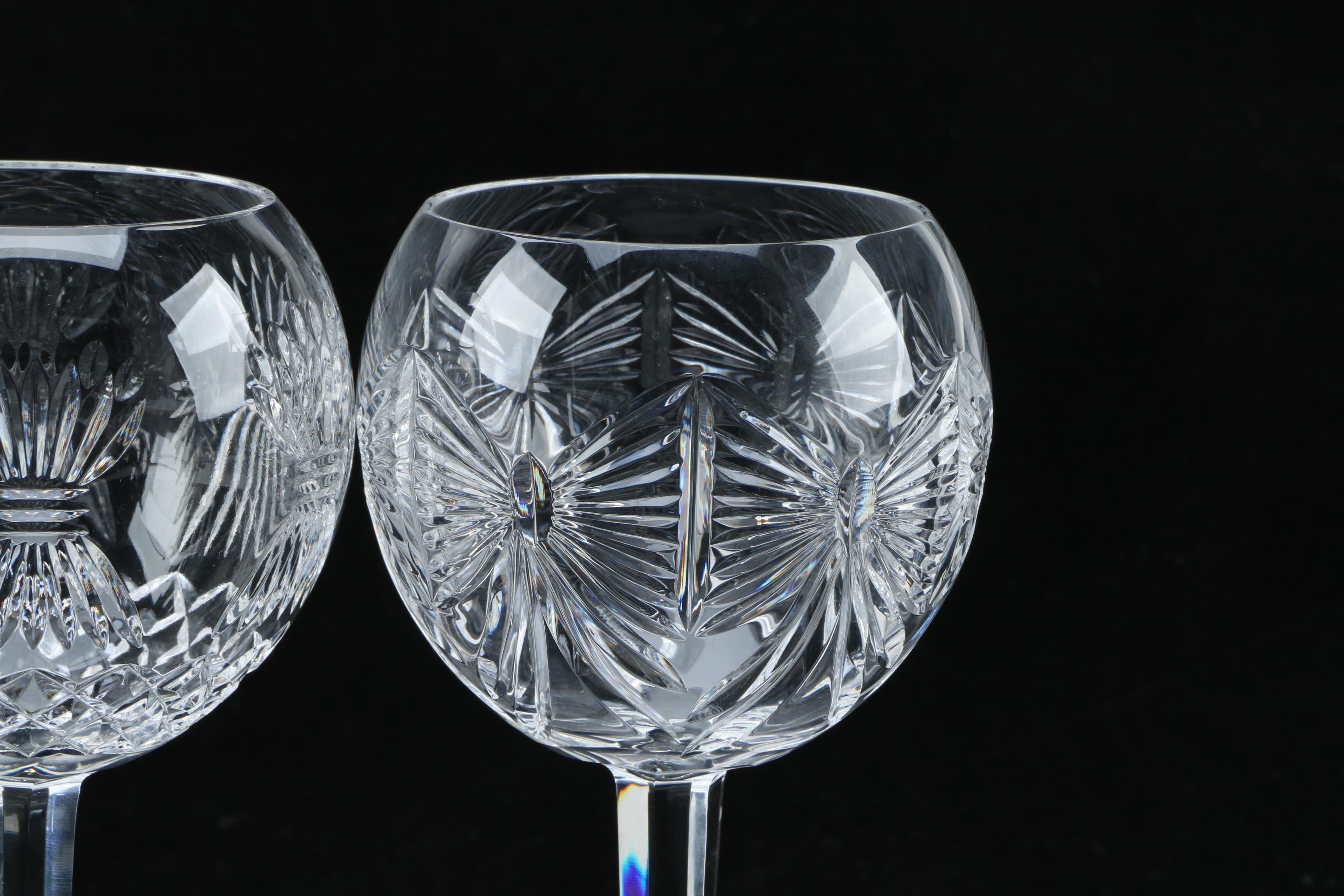 Waterford Crystal "Millenium Series" and Balloon Wine Glasses