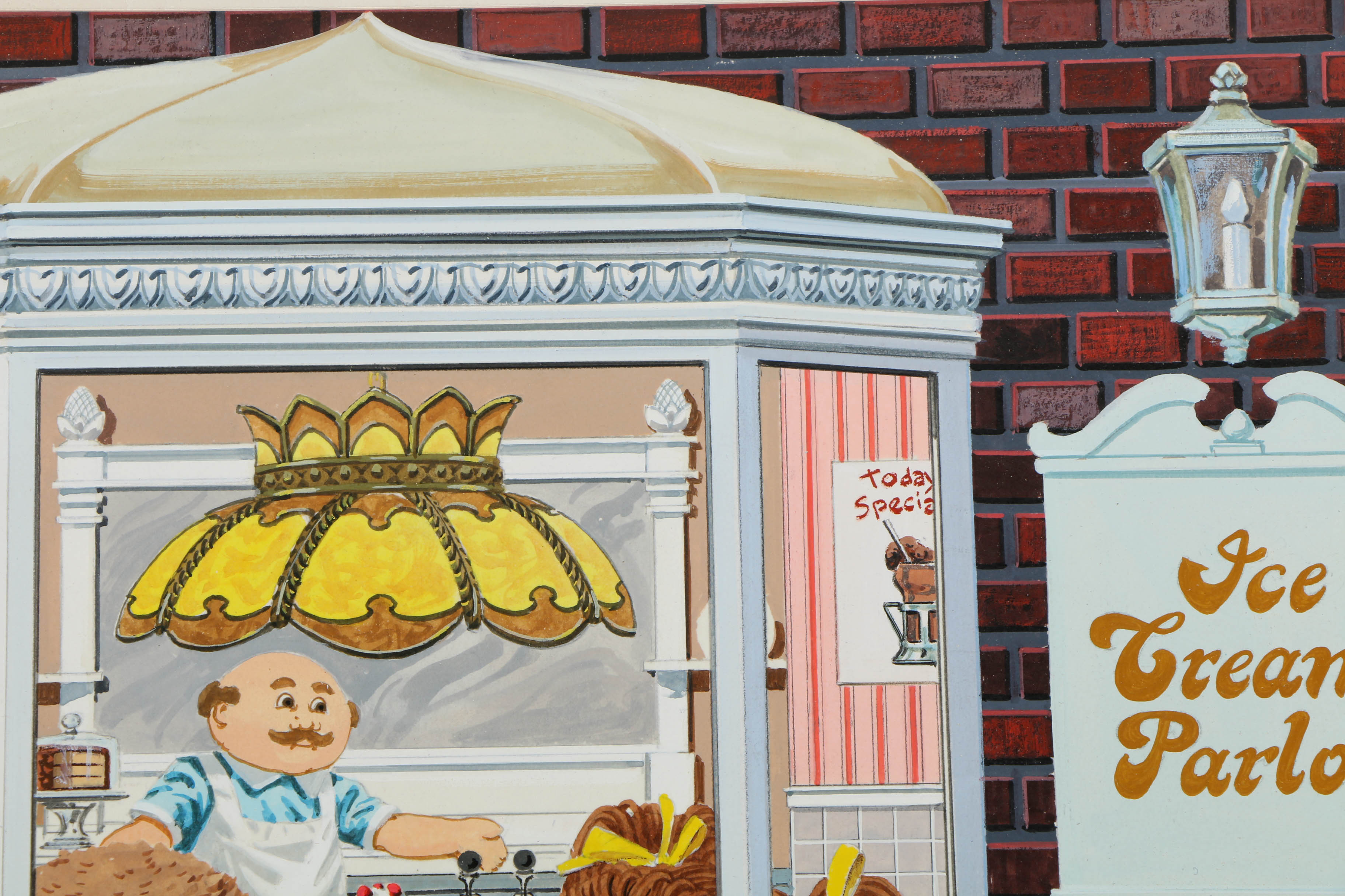 Assortment of Ted Giavis and Other Mixed Media Paintings of Young Children